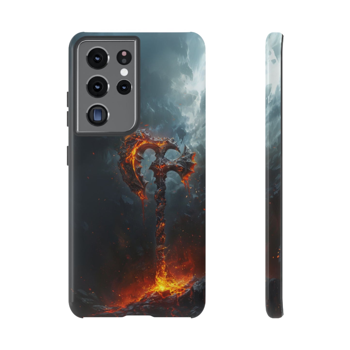 Molten War Axe - Tough Samsung Galaxy Case