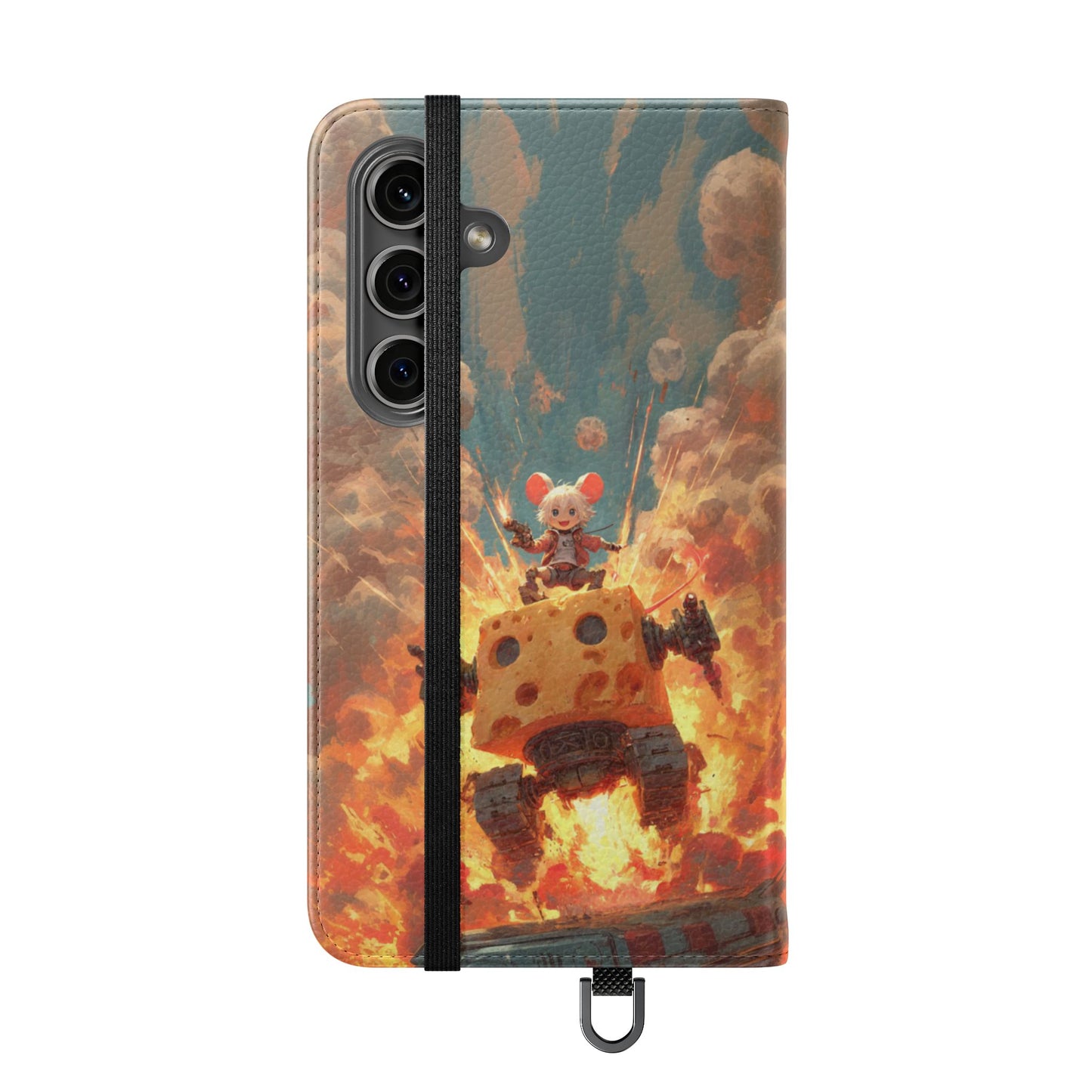 Battle Tank Mouse - Wallet Flip Case