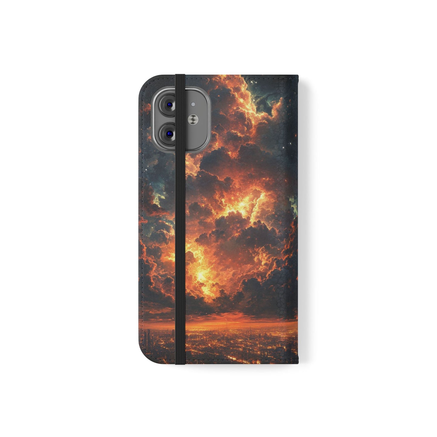 Cosmic Storm - Wallet Flip Case