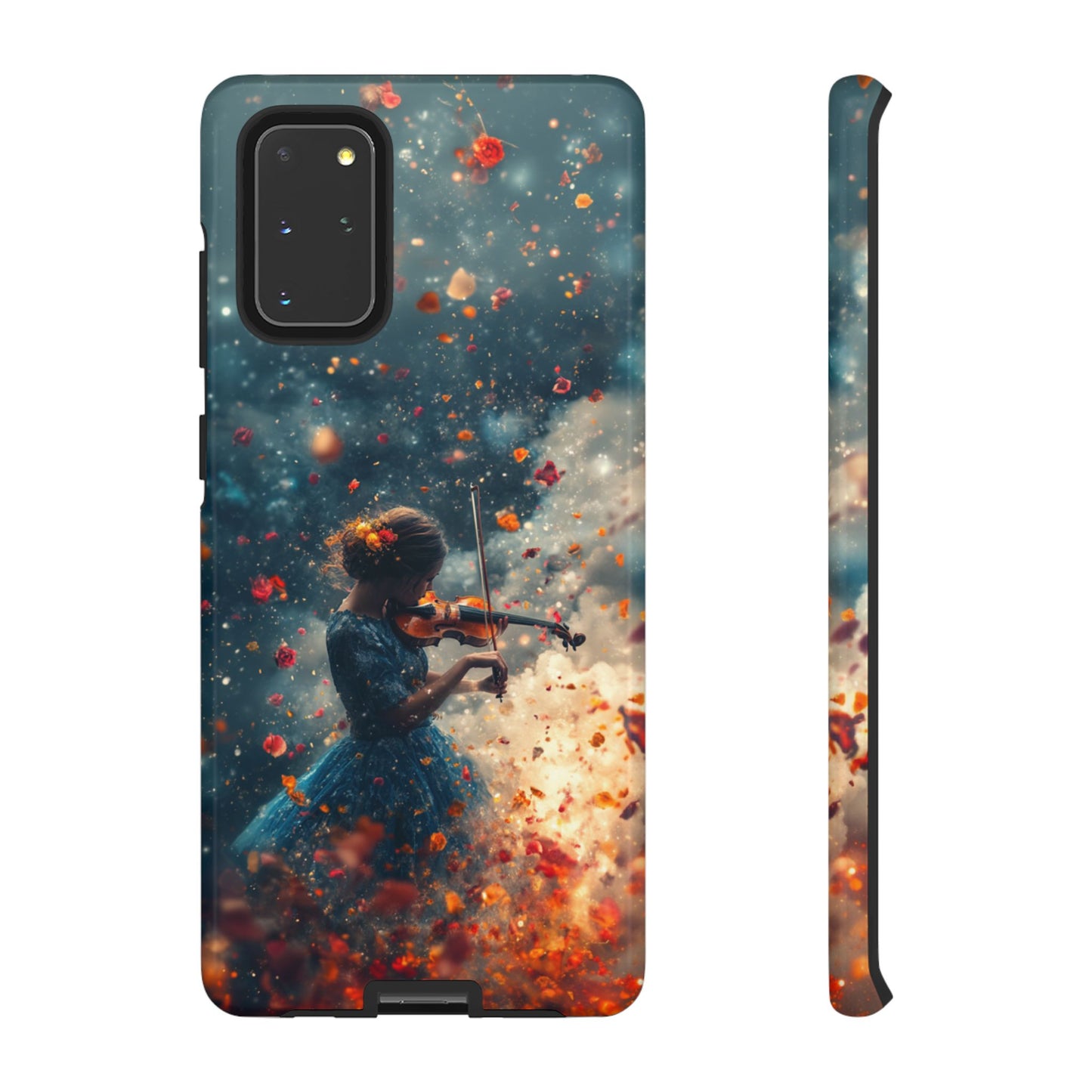 Petal Breeze Violinist Phone Case - iPhone, Google Pixel, Samsung Galaxy