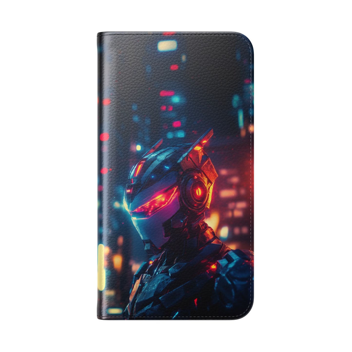 Neon Cyborg - Wallet Flip Case