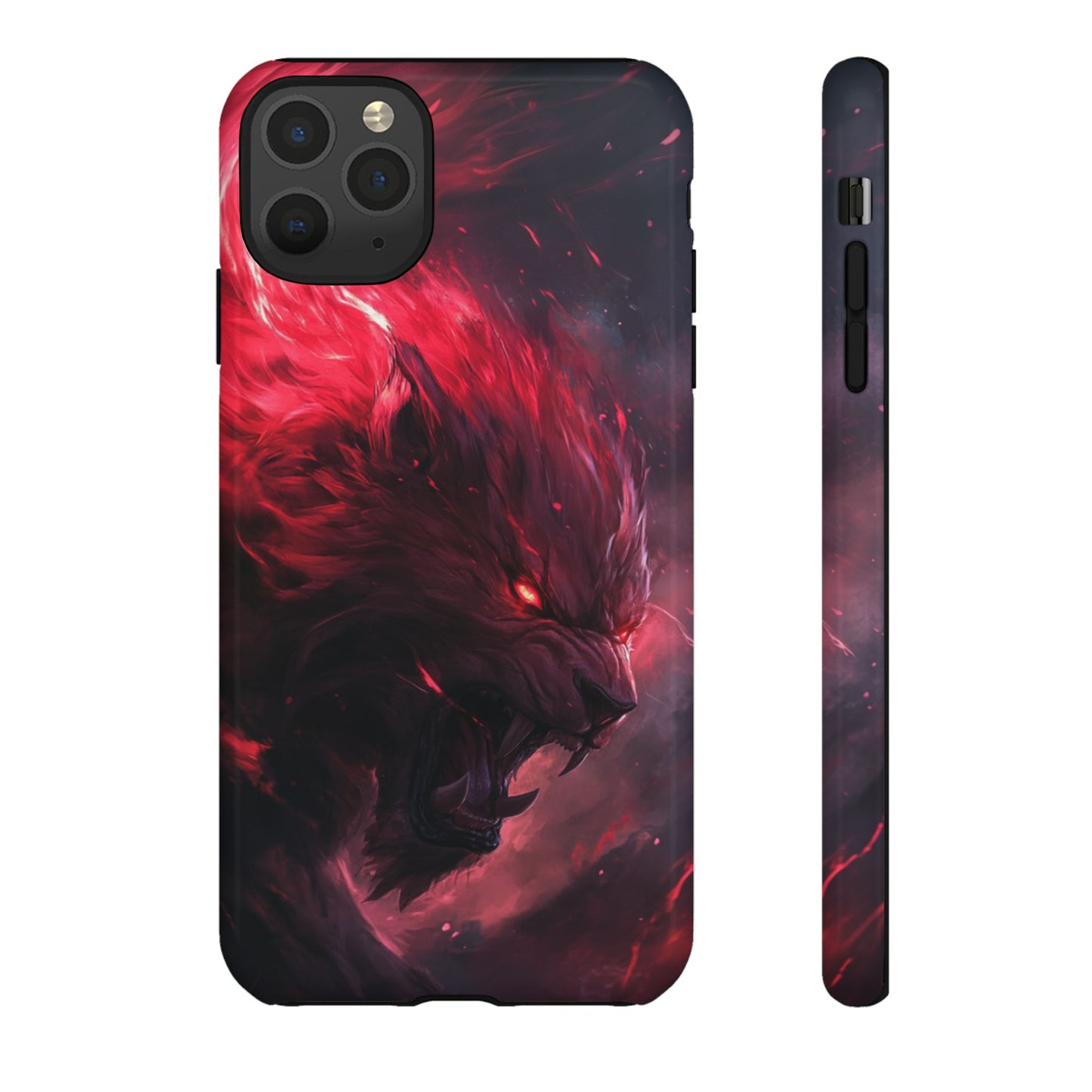 Fiery Wolf Spirit – Tough iPhone Case