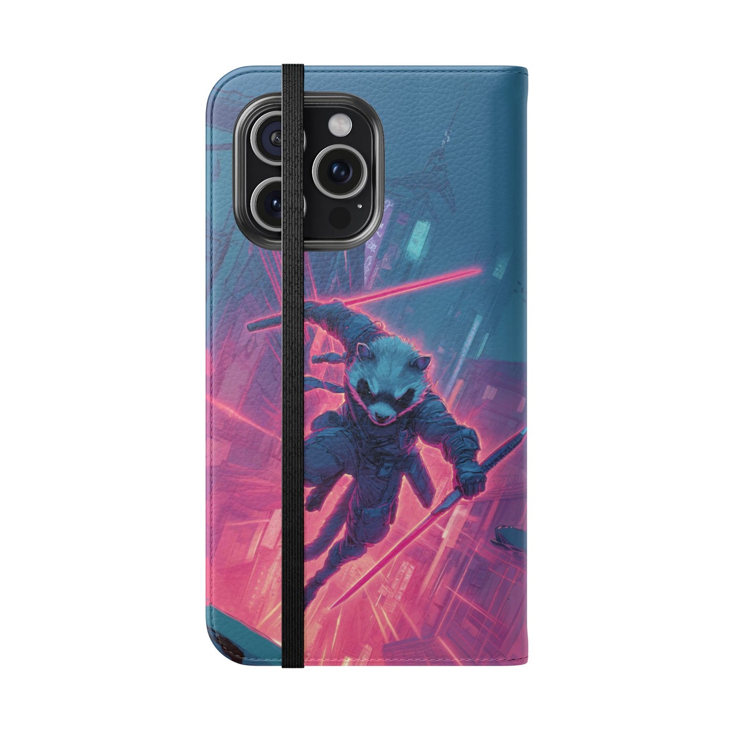 Cyberpunk Ferret - Wallet Flip Case