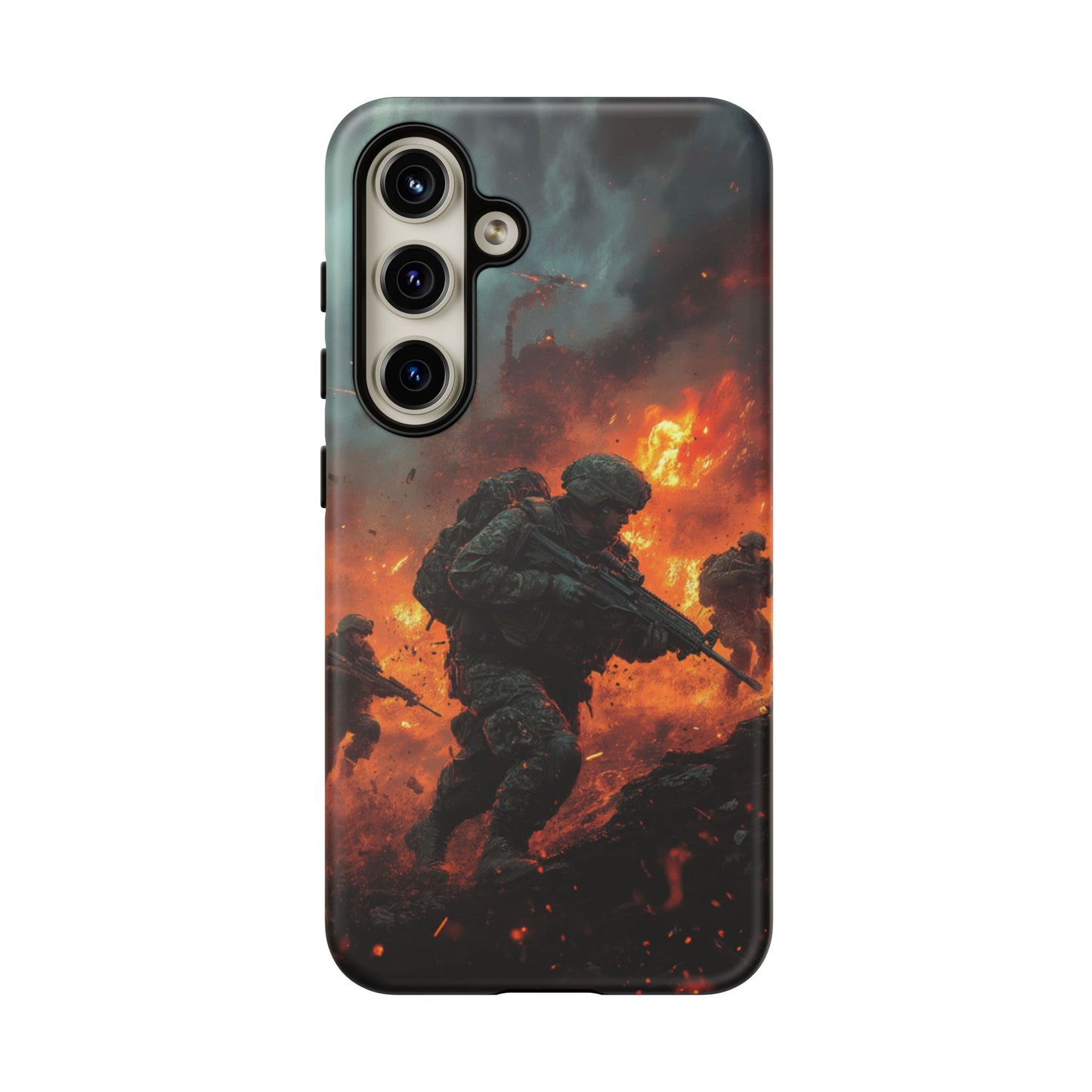 Epic Battlefield Soldier Phone Case - iPhone, Google Pixel, Samsung Galaxy