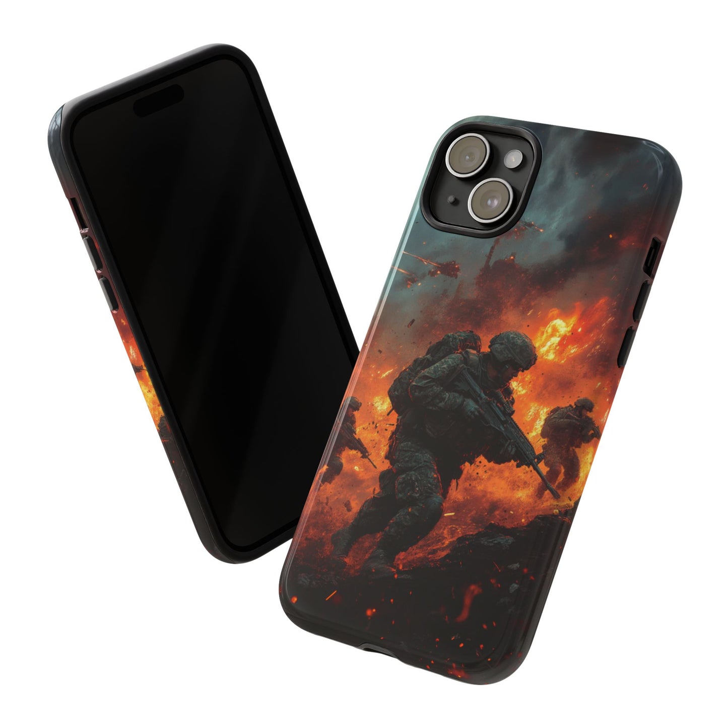 Epic Battlefield Soldier Phone Case - iPhone, Google Pixel, Samsung Galaxy