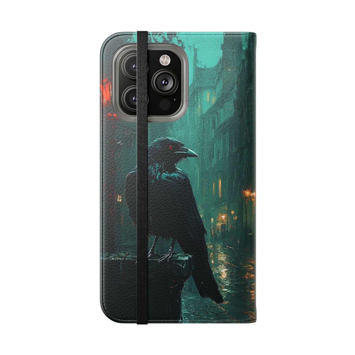 Victorian Raven - Wallet Flip Case