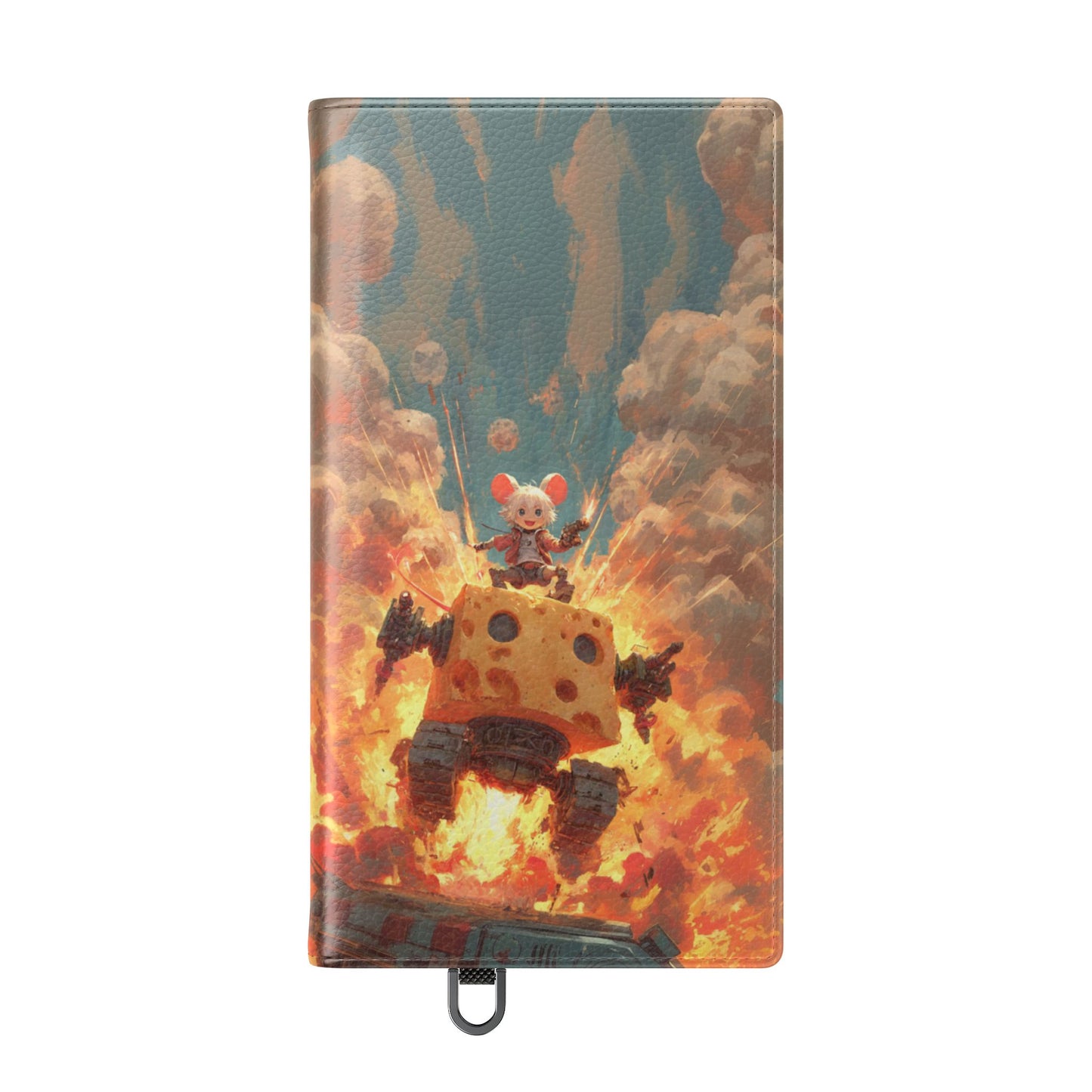Battle Tank Mouse - Wallet Flip Case