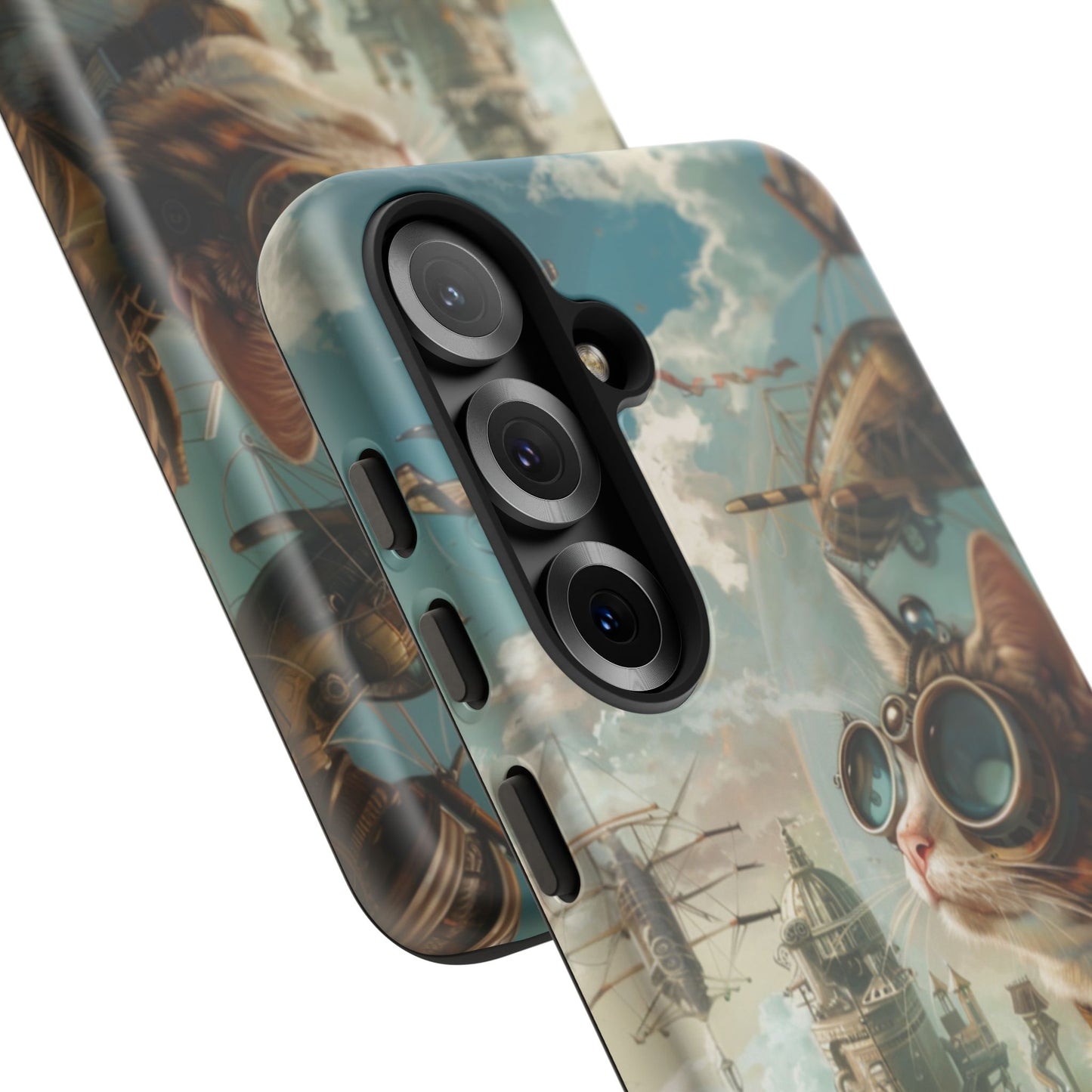Steampunk Aviator Cat - Tough Samsung Galaxy Case