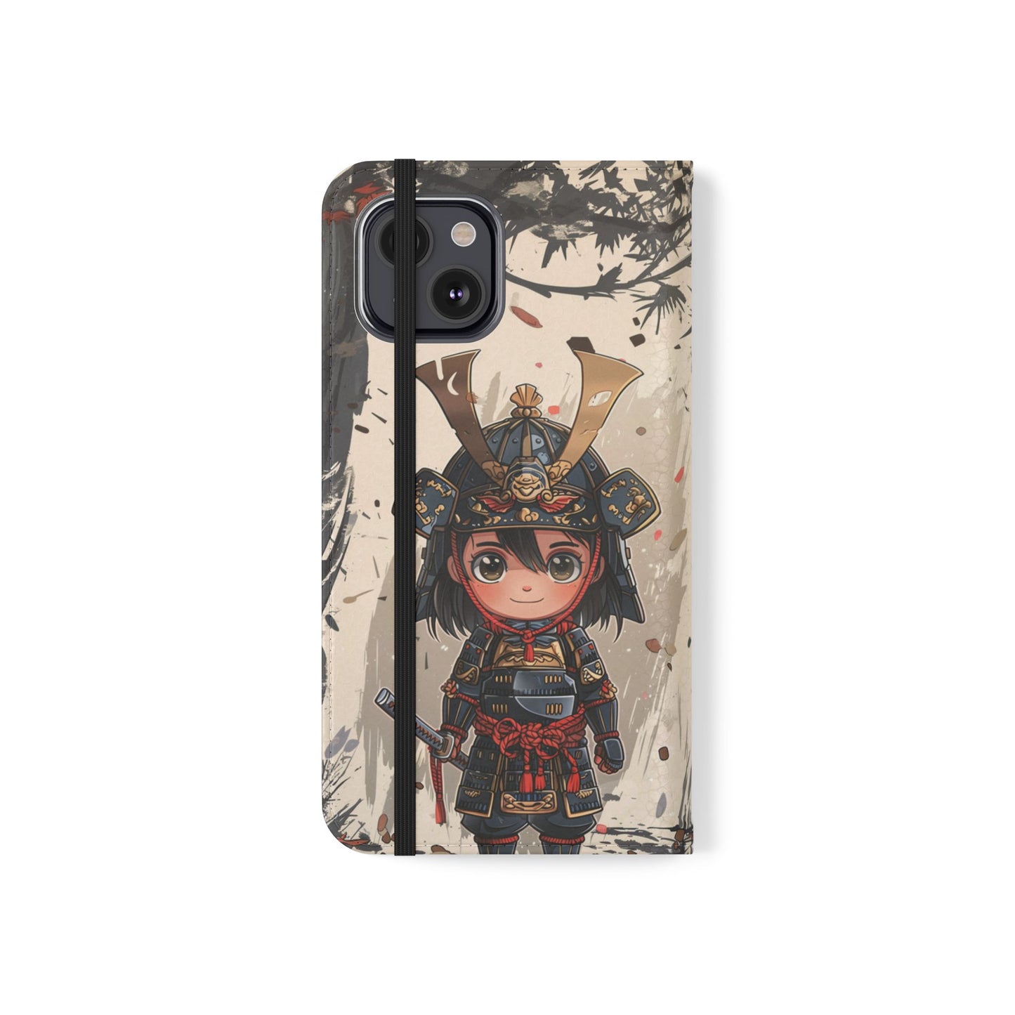 Chibi Samurai - Wallet Flip Case