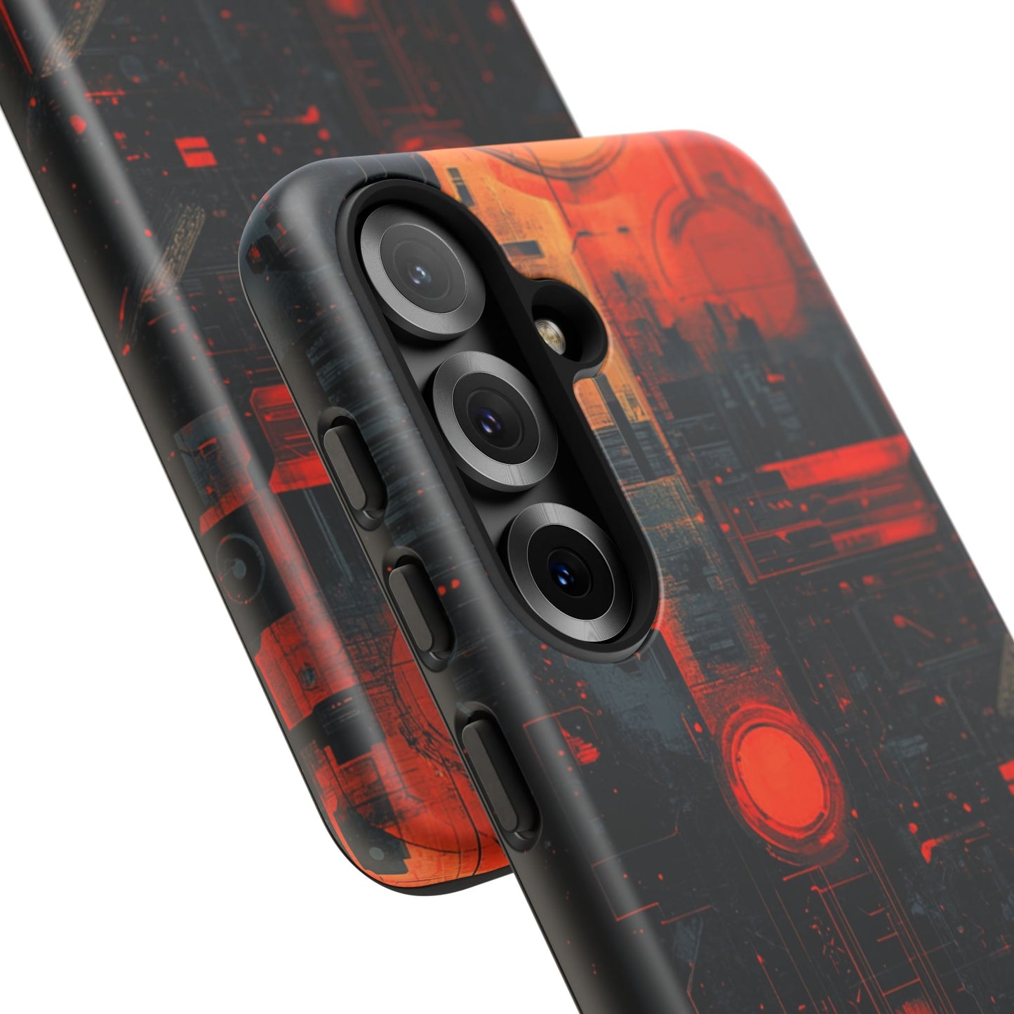 Neon Circuit Matrix – Tough Samsung Galaxy Case
