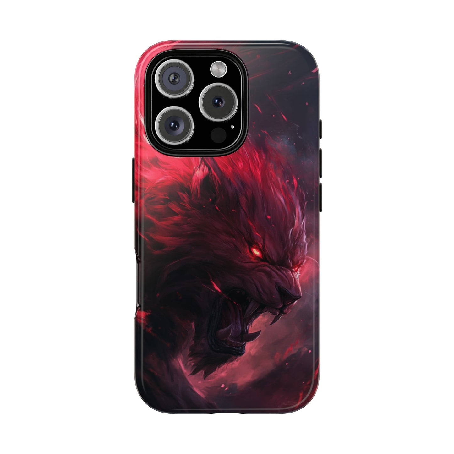 Fiery Wolf Spirit – Tough iPhone Case