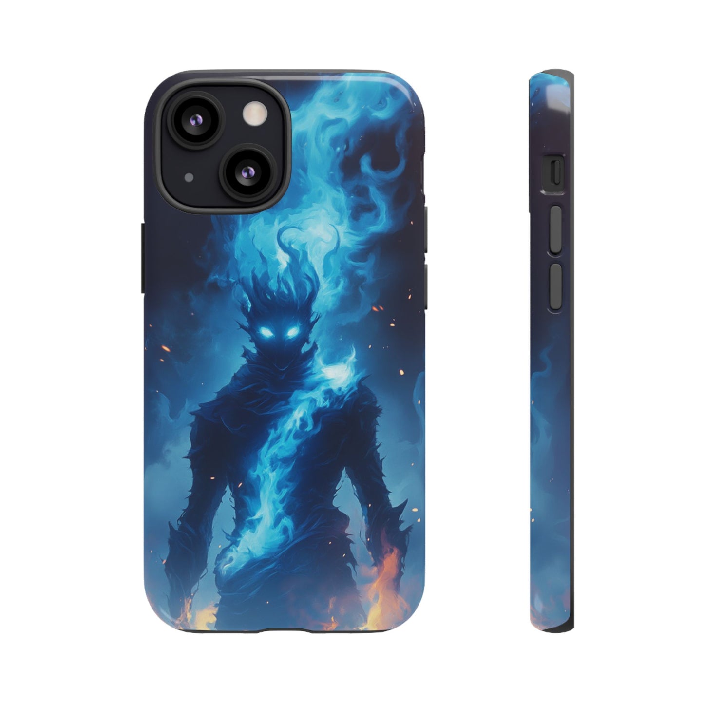 Blue Flame Spirit - Tough iPhone Case