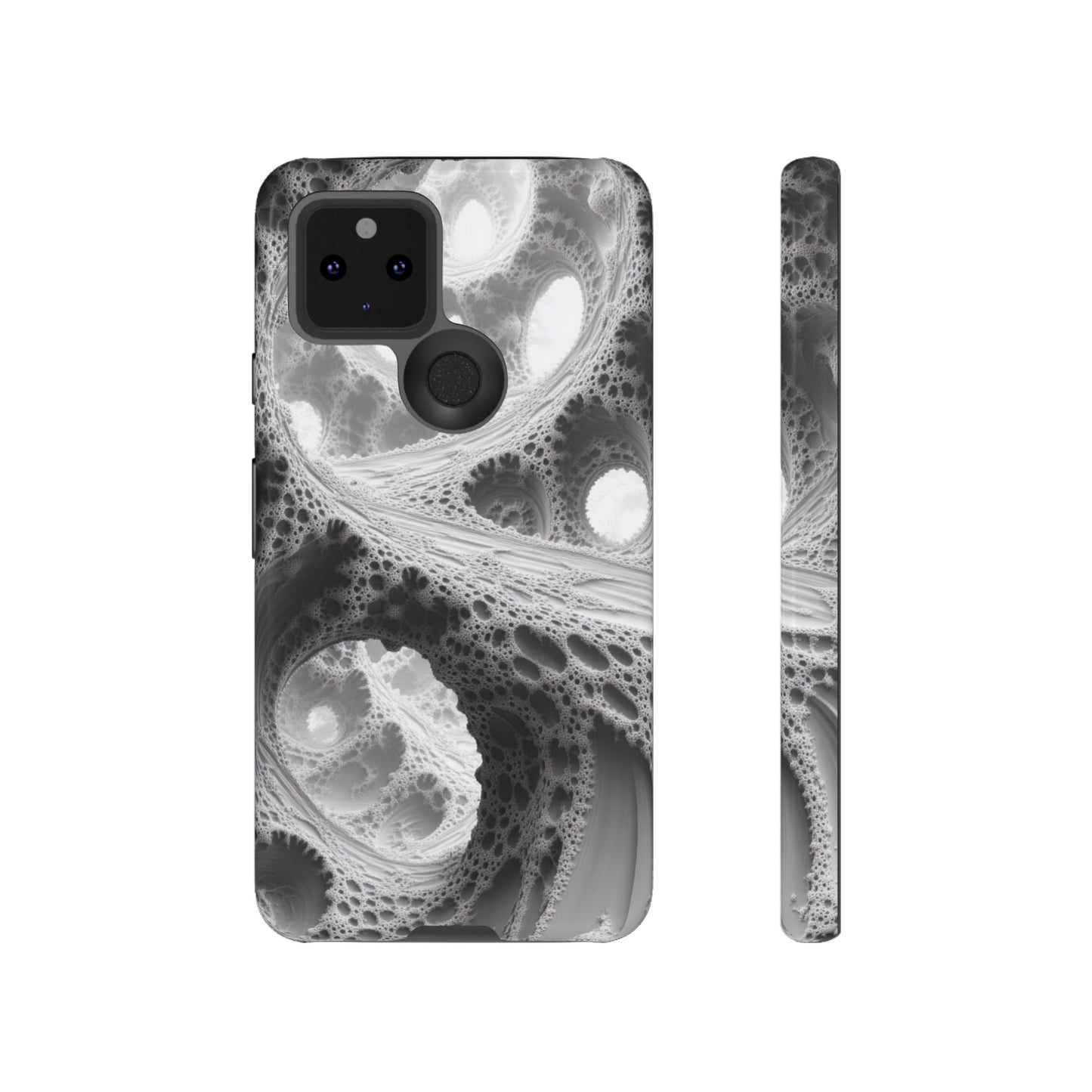 Monochrome Fractal – Tough Google Pixel Case