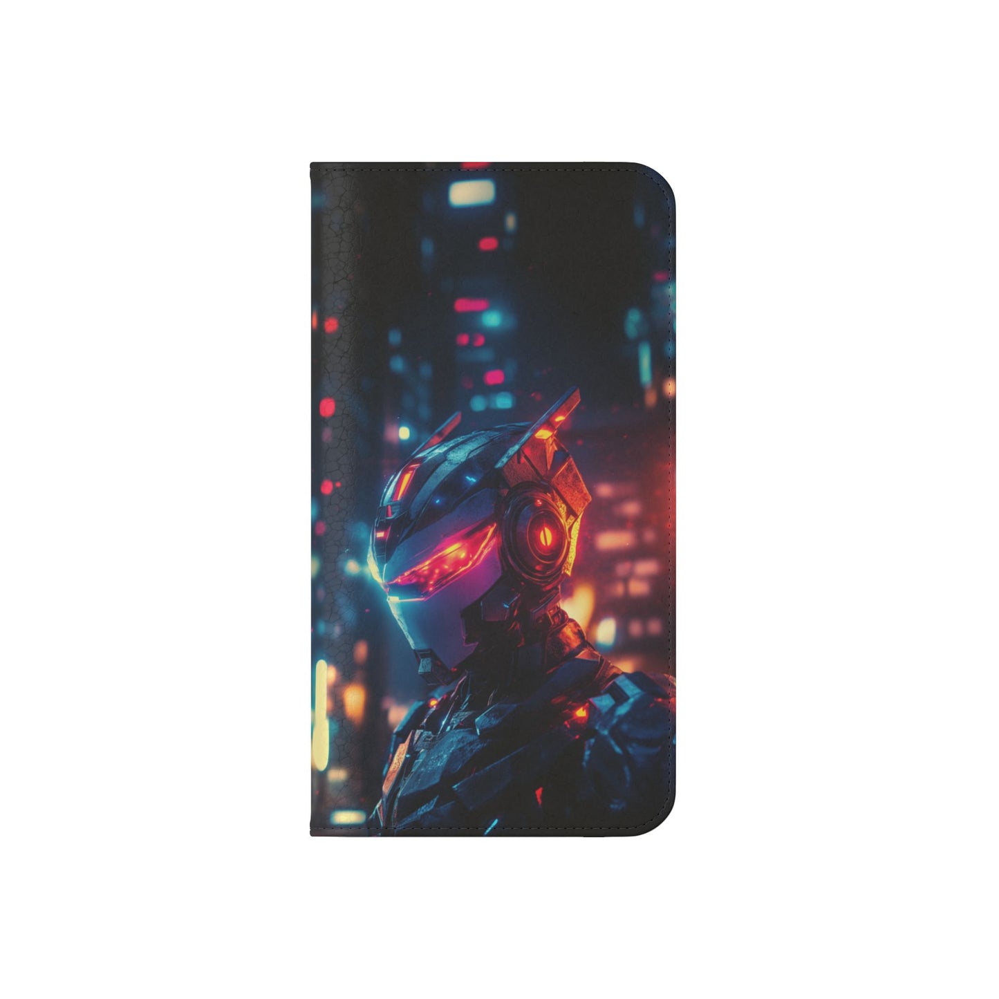 Neon Cyborg - Wallet Flip Case