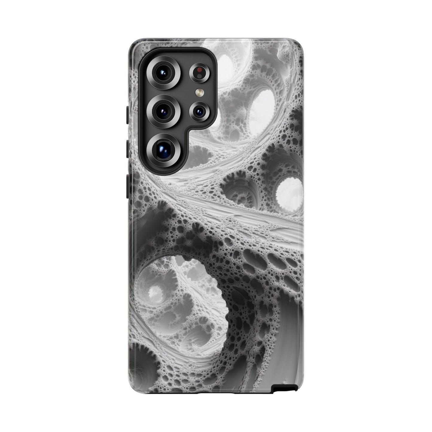Monochrome Fractal – Tough Samsung Galaxy Case