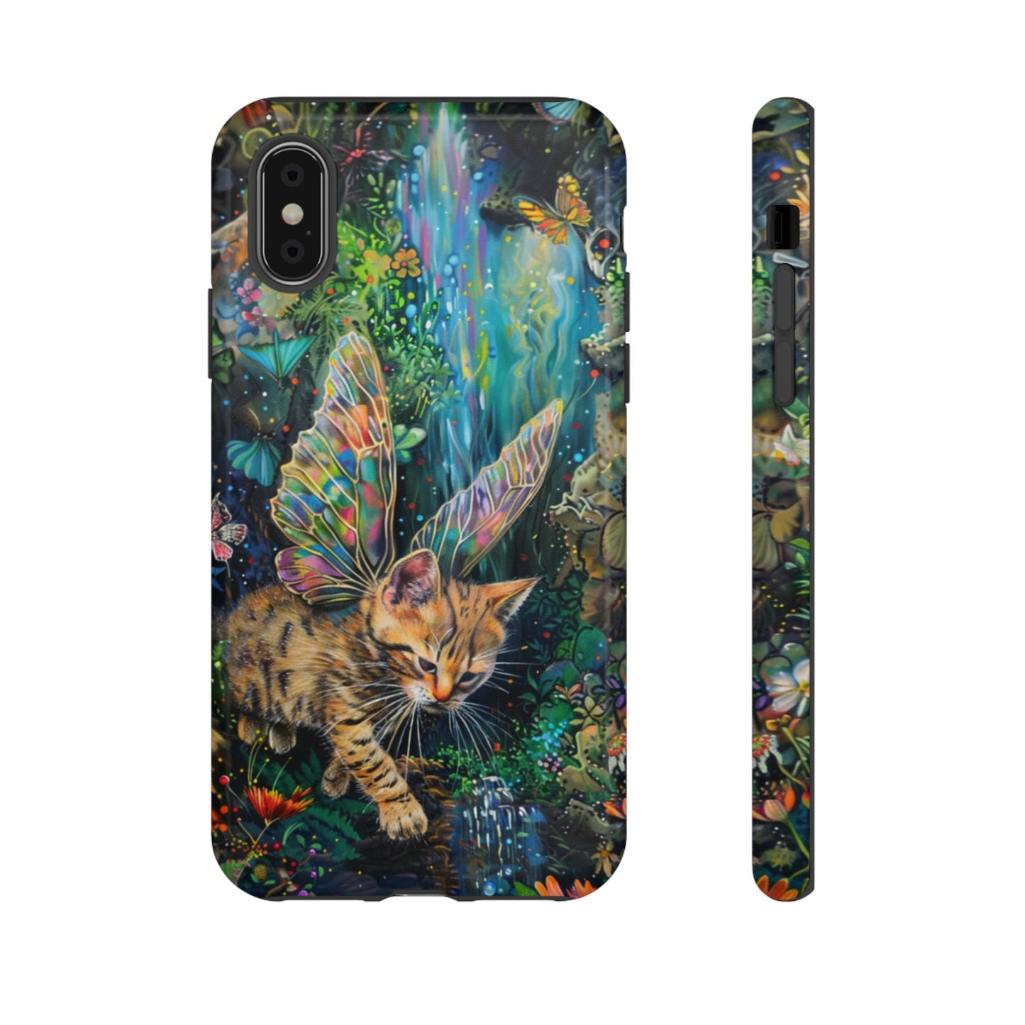Fairy Garden Cat Phone Case – iPhone, Google Pixel, Samsung Galaxy