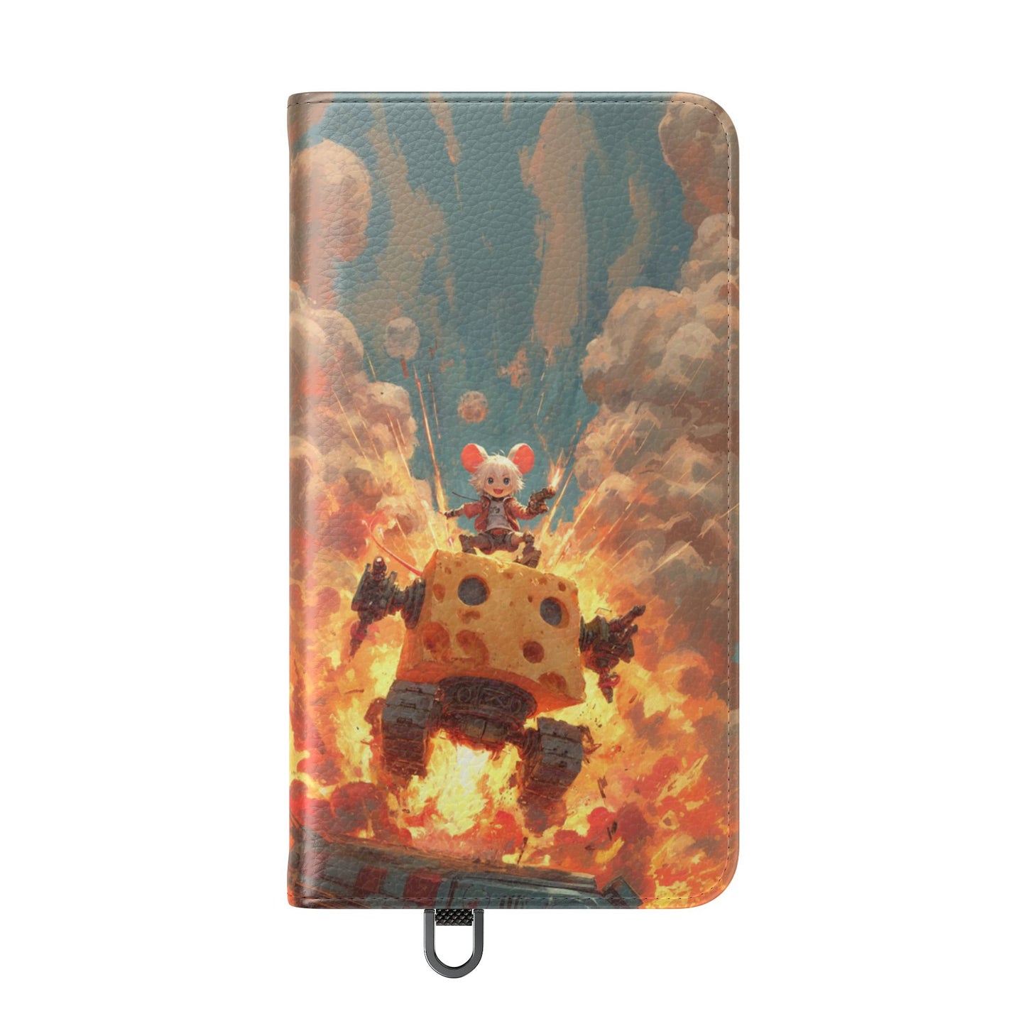 Battle Tank Mouse - Wallet Flip Case