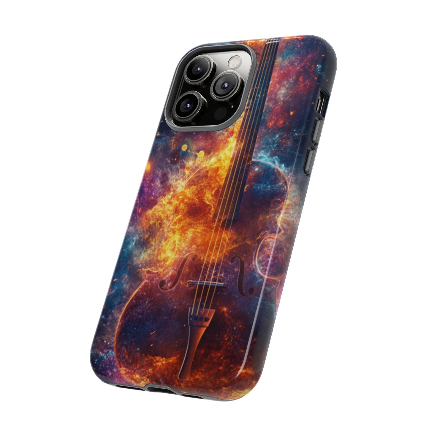 Fiery Violin Galaxy Phone Case – iPhone, Samsung, Google Pixel