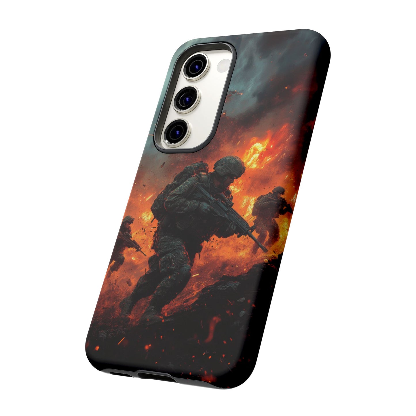 Epic Battlefield Soldier Phone Case - iPhone, Google Pixel, Samsung Galaxy