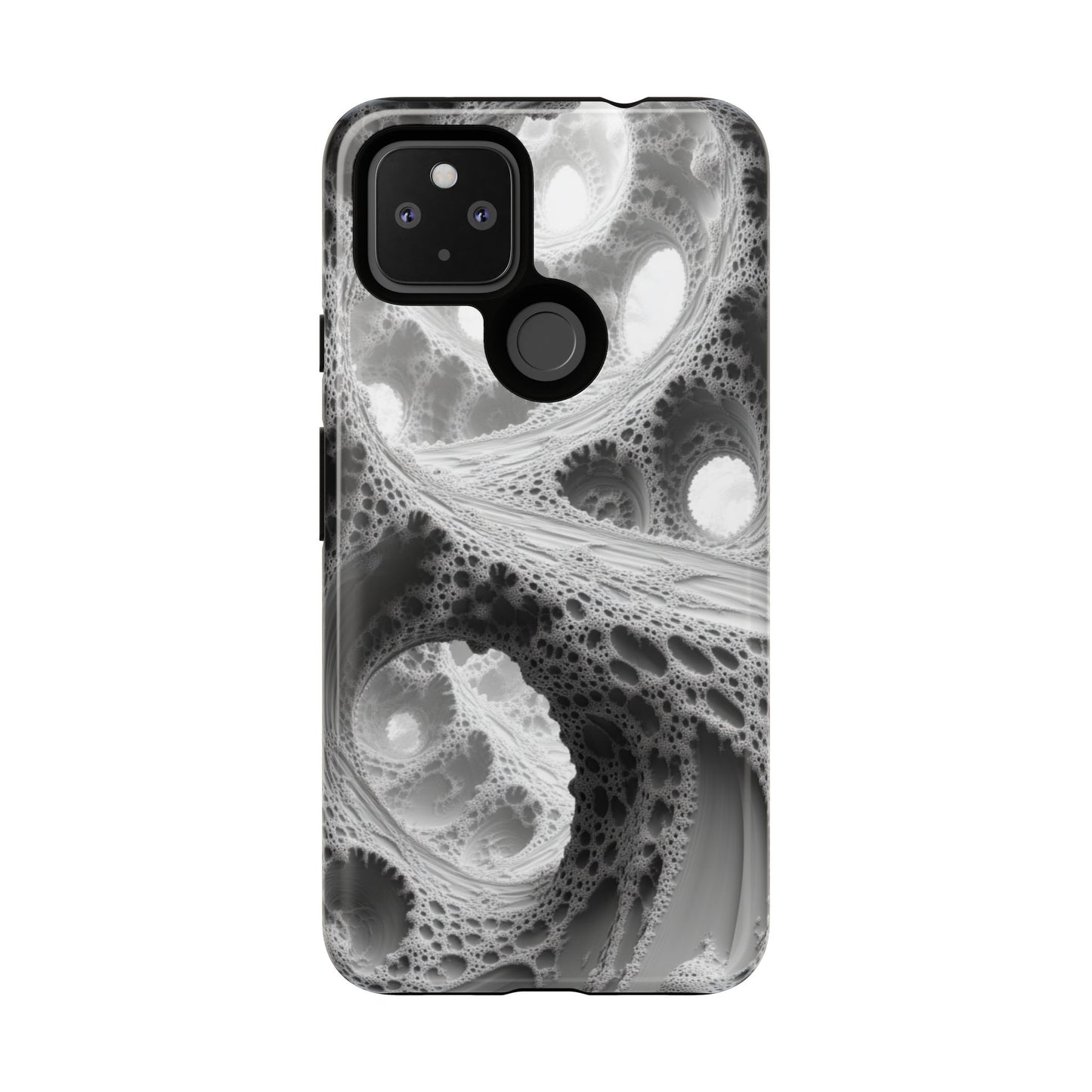 Monochrome Fractal – Tough Google Pixel Case