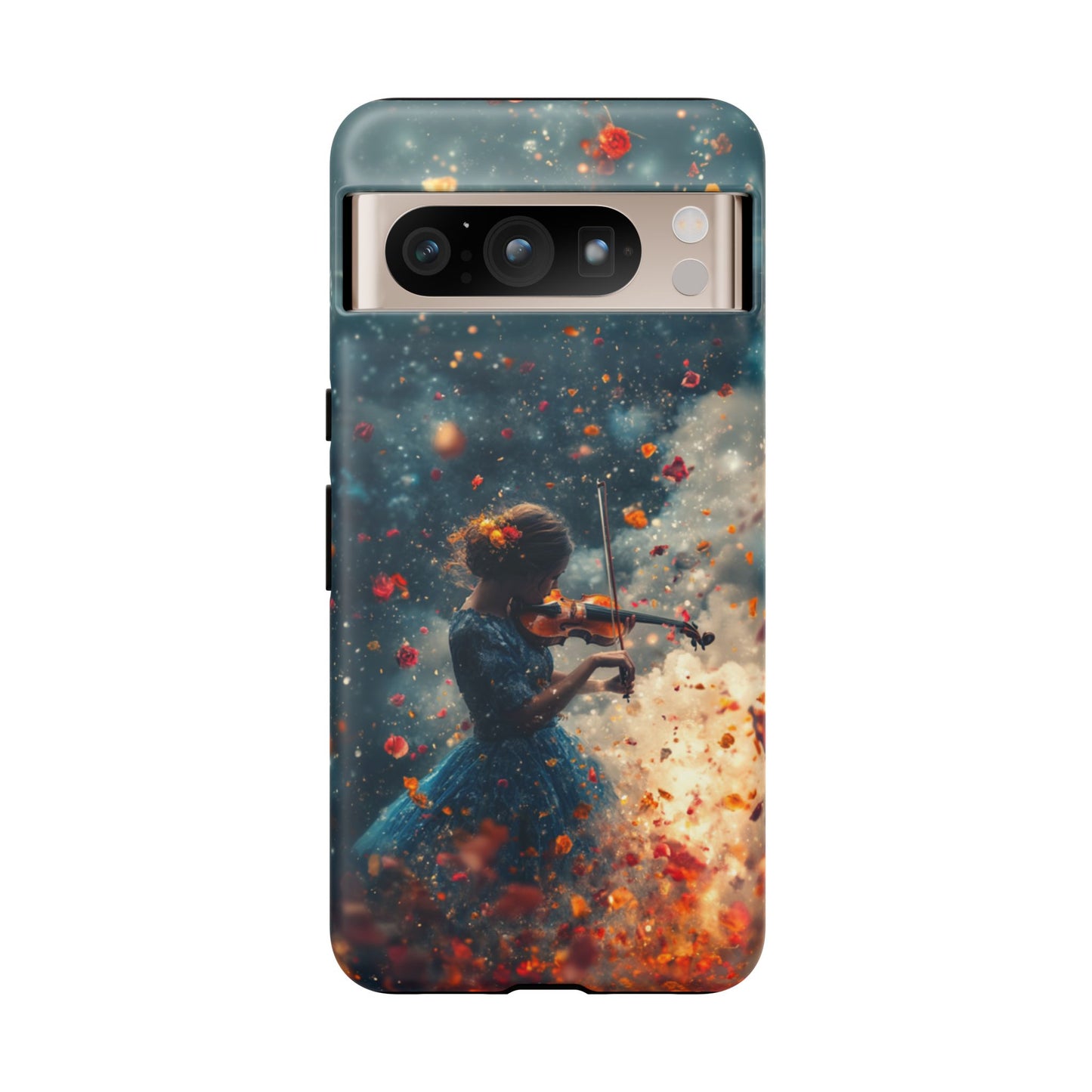 Petal Breeze Violinist Phone Case - iPhone, Google Pixel, Samsung Galaxy