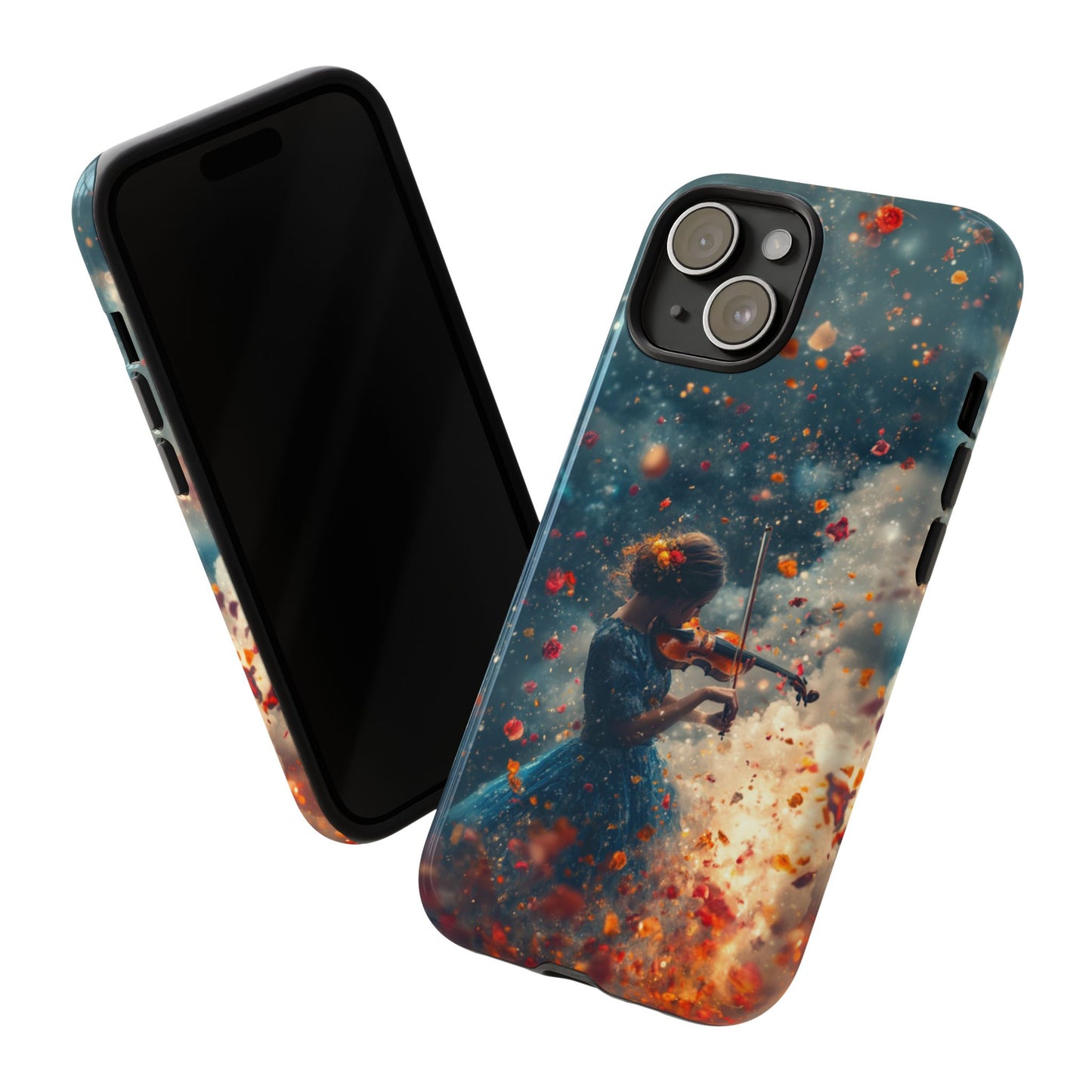 Petal Breeze Violinist Phone Case - iPhone, Google Pixel, Samsung Galaxy
