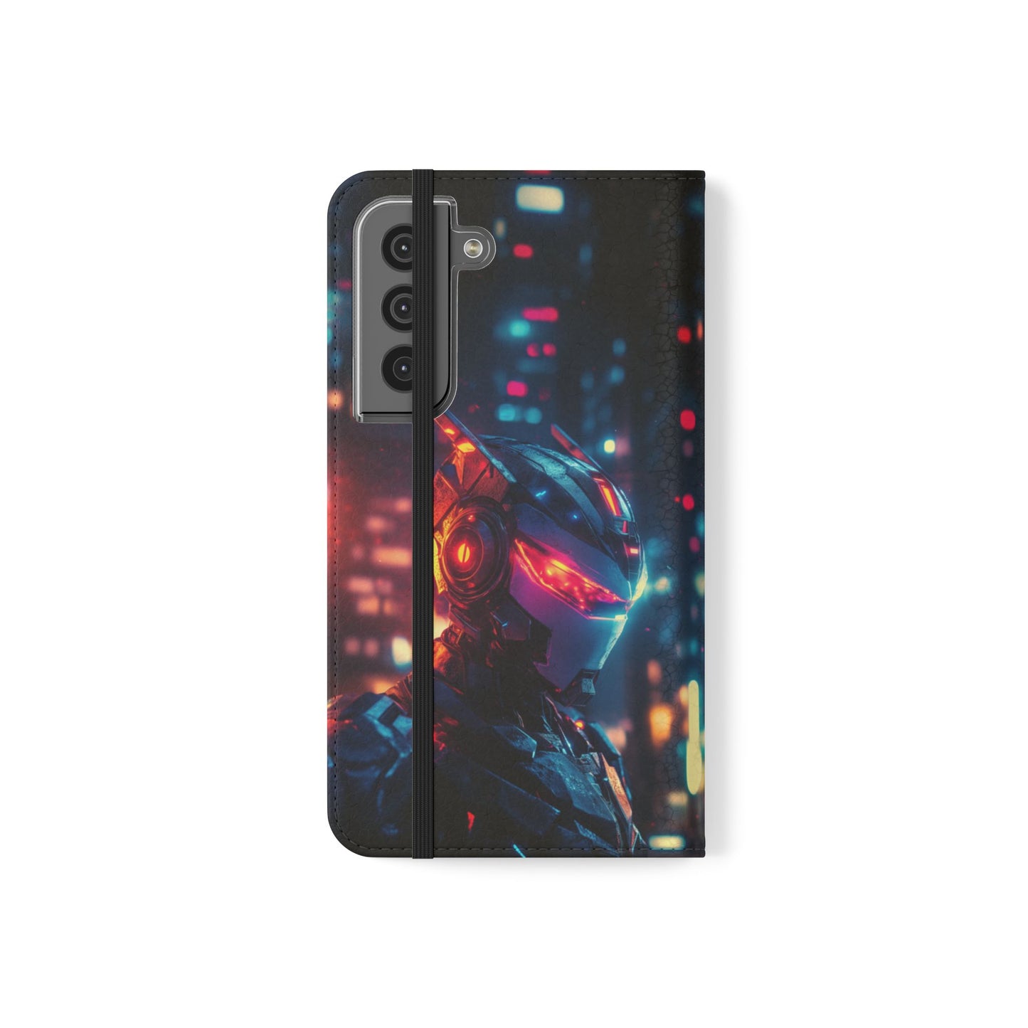 Neon Cyborg - Wallet Flip Case