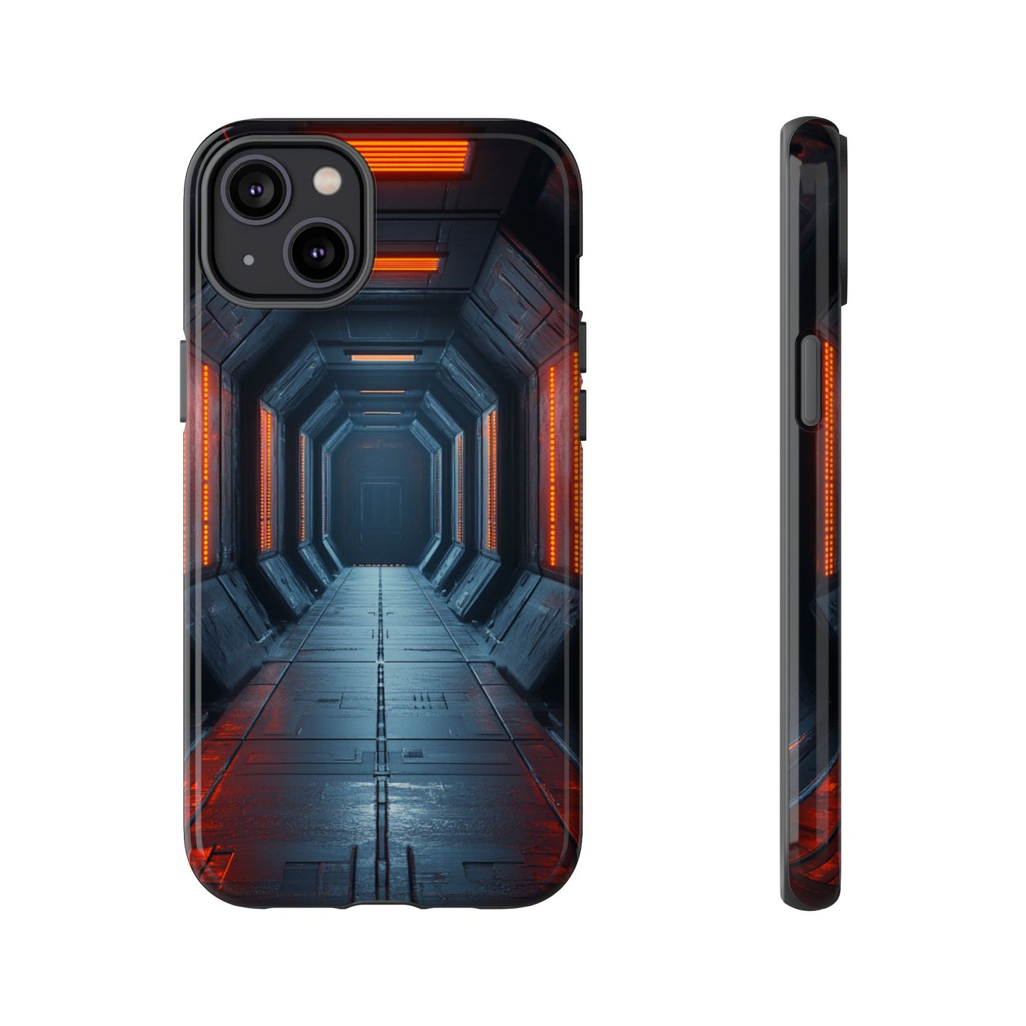 Red Alert Corridor – Tough iPhone Case