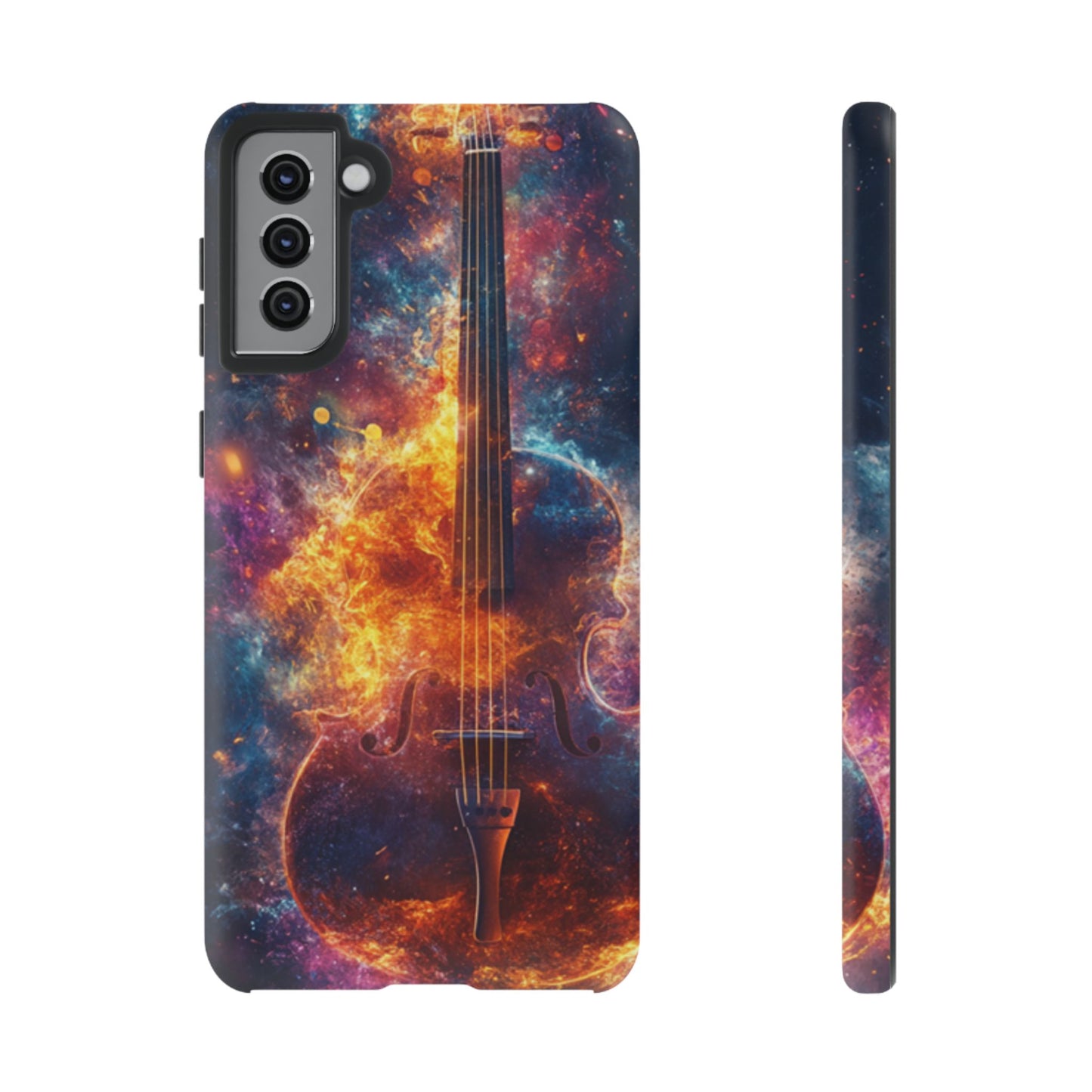 Fiery Violin Galaxy Phone Case – iPhone, Samsung, Google Pixel