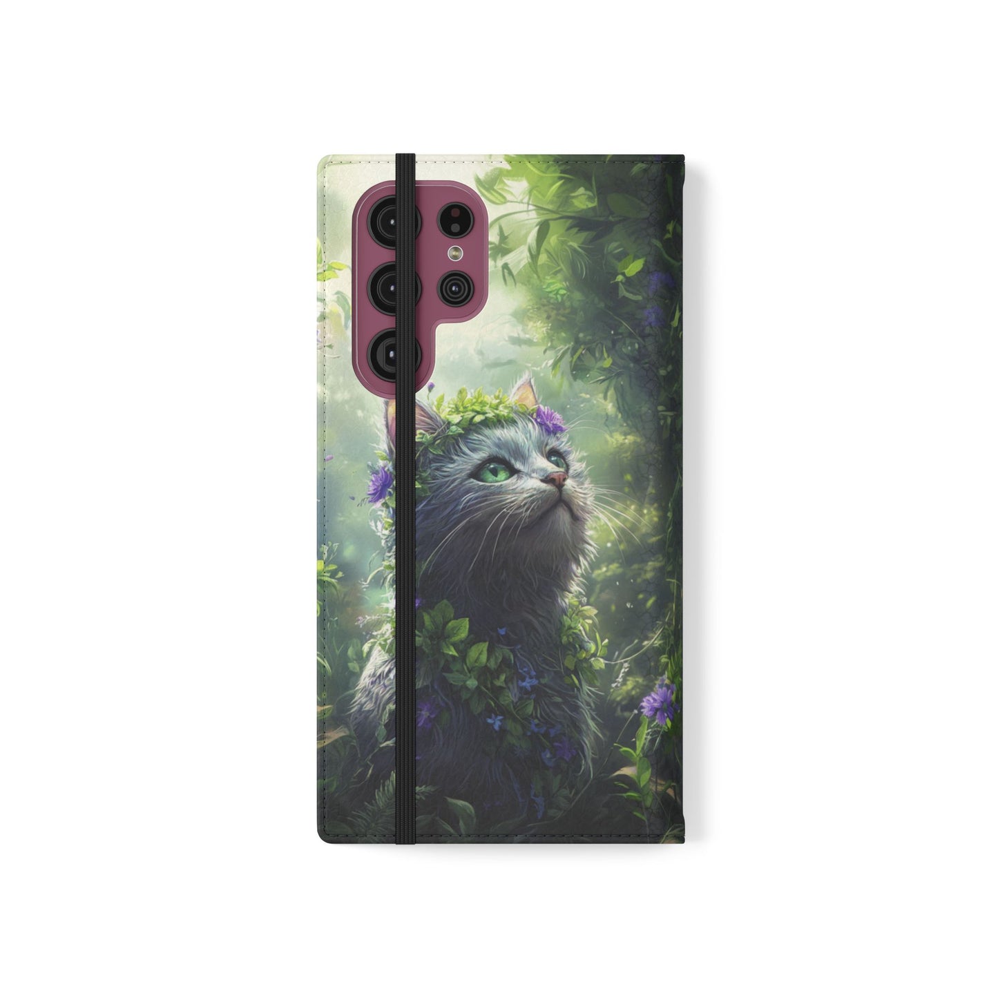 Forest Spirit Cat - Wallet Flip Case