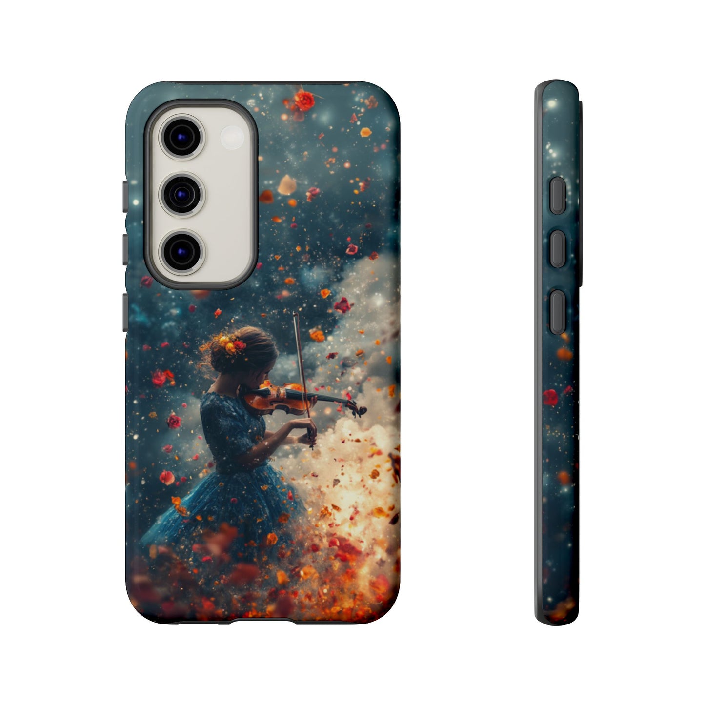 Petal Breeze Violinist Phone Case - iPhone, Google Pixel, Samsung Galaxy