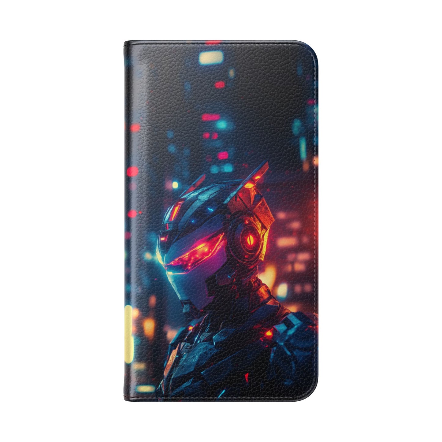Neon Cyborg - Wallet Flip Case