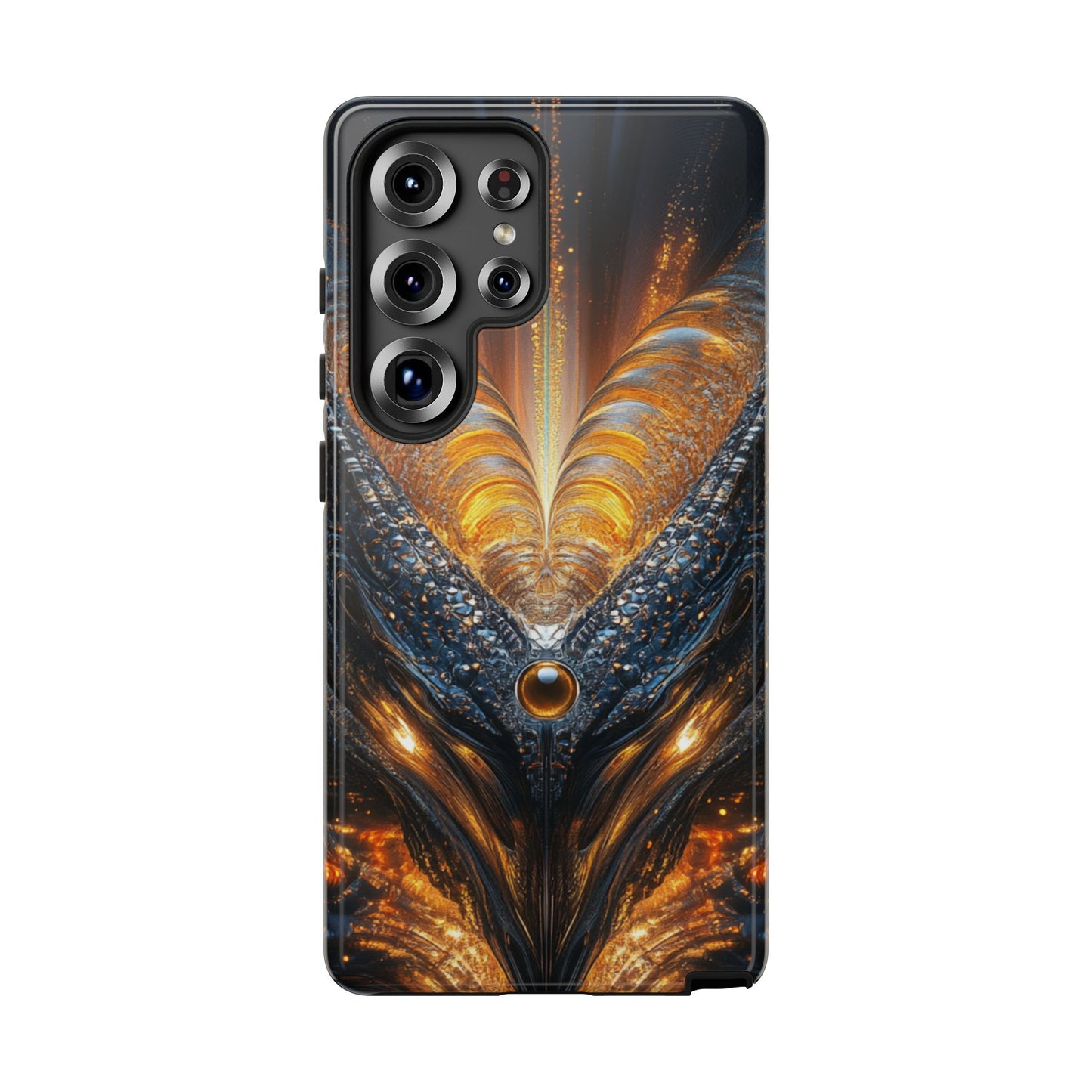Obsidian Flare Fractal – Tough Samsung Galaxy Case