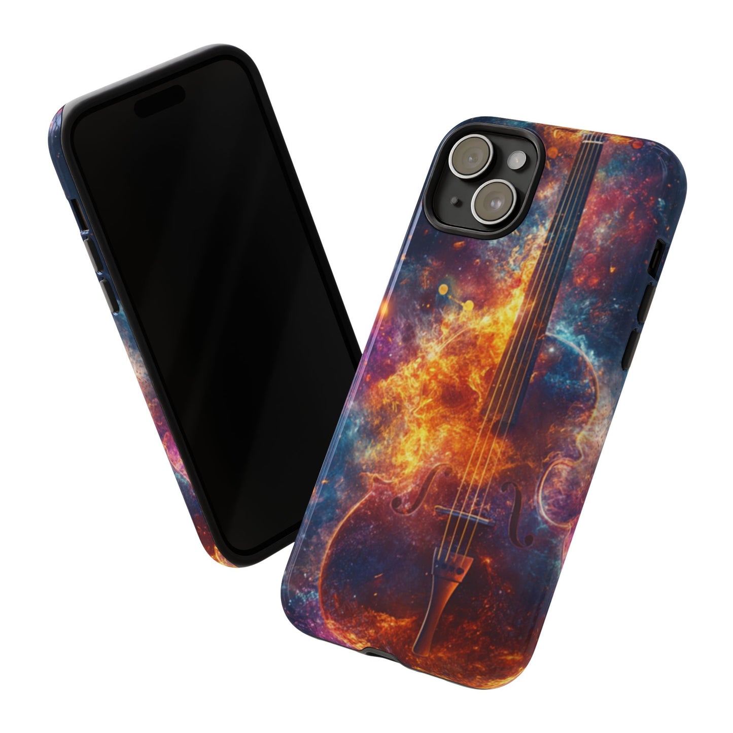 Fiery Violin Galaxy Phone Case – iPhone, Samsung, Google Pixel