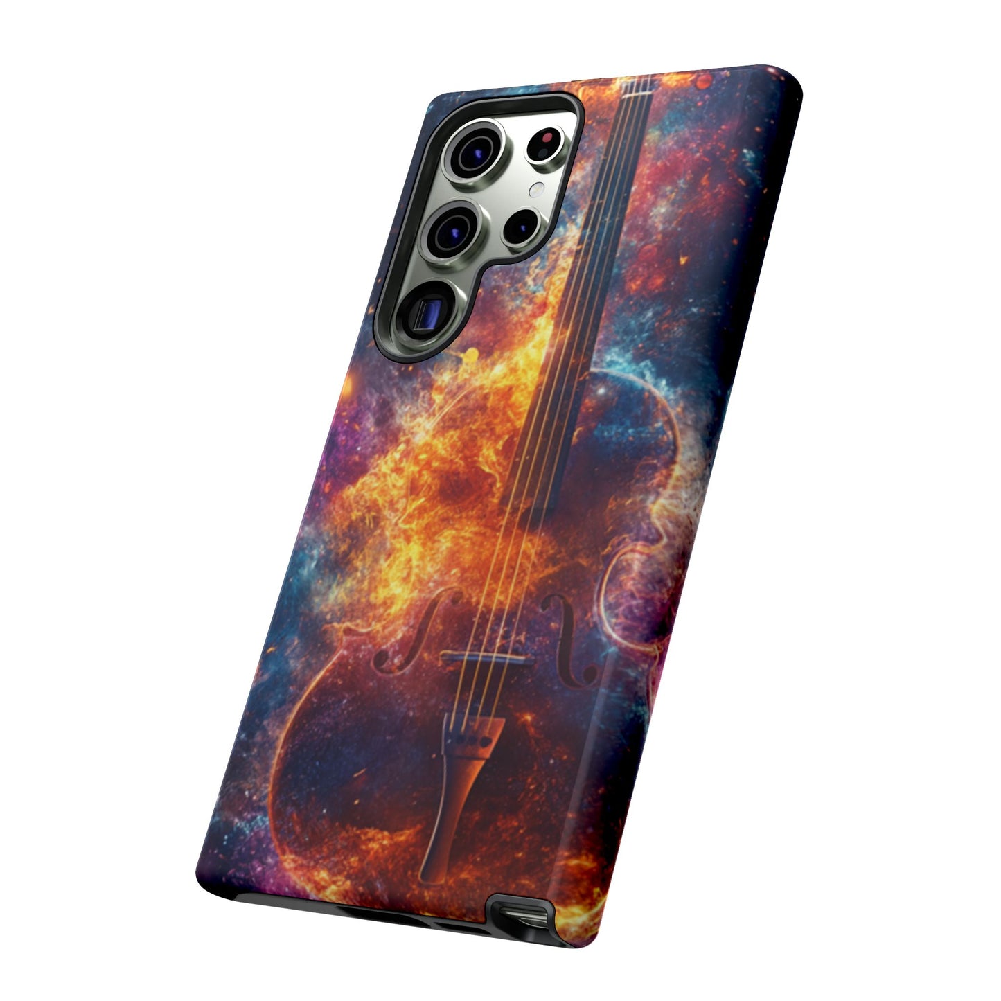 Fiery Violin Galaxy Phone Case – iPhone, Samsung, Google Pixel