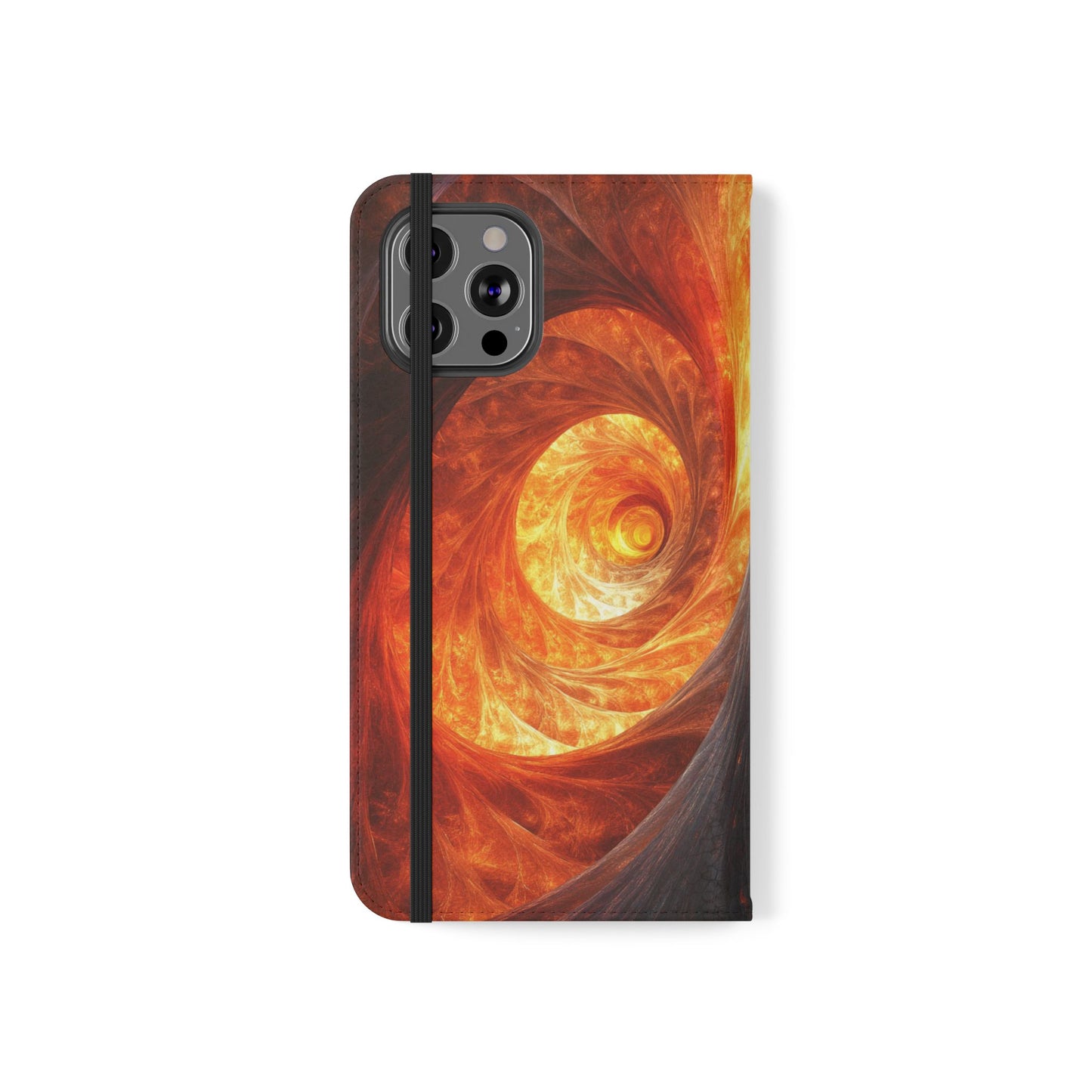 Fire Spiral - Wallet Flip Case