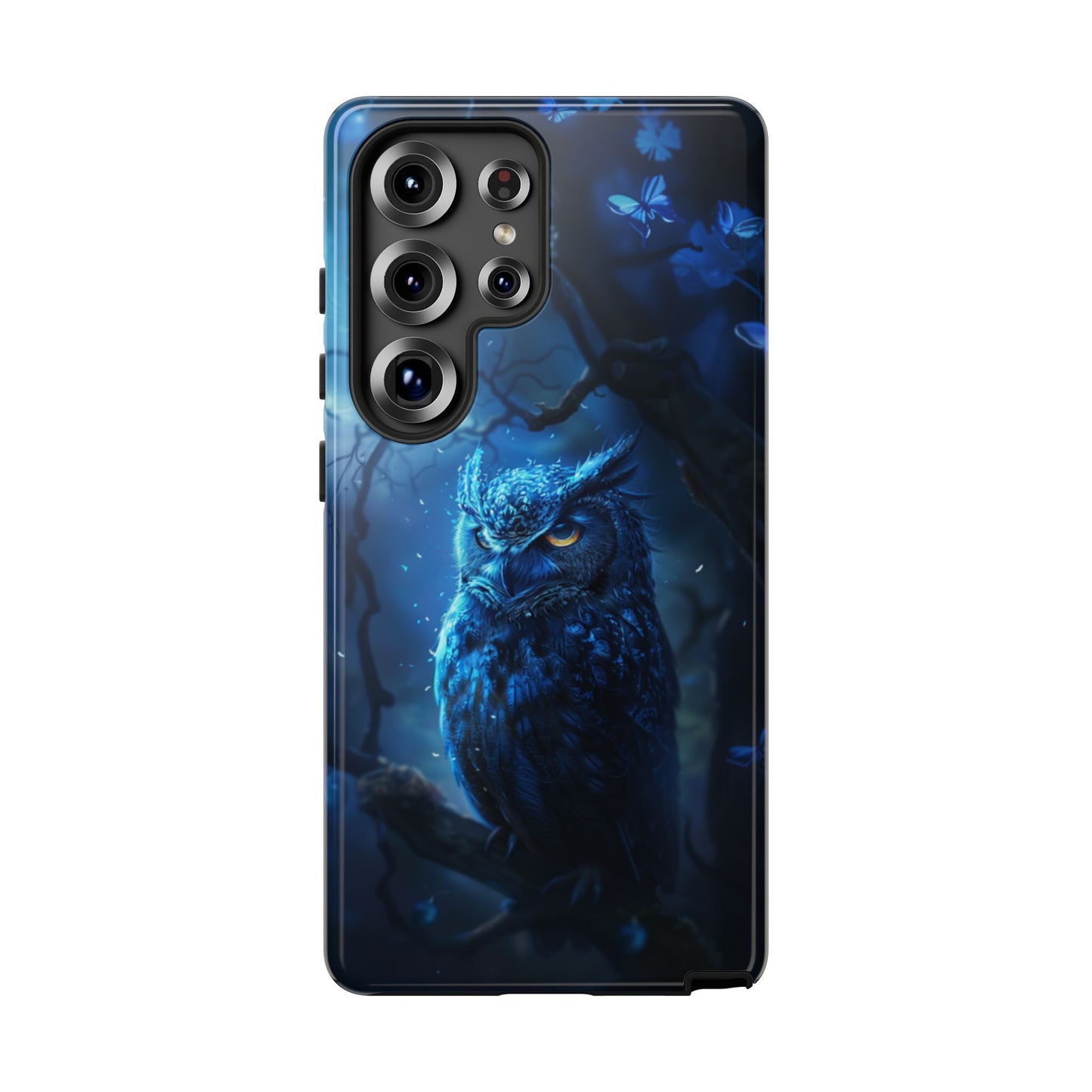 Azure Nocturne Owl – Tough Samsung Galaxy Case