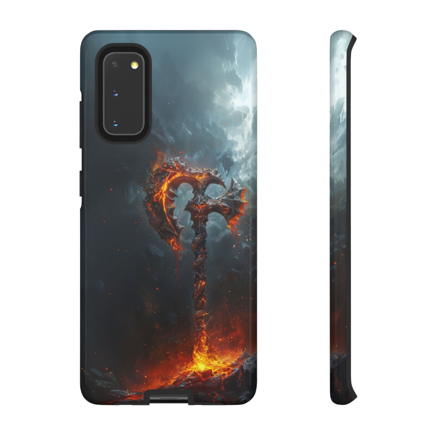 Molten War Axe - Tough Samsung Galaxy Case