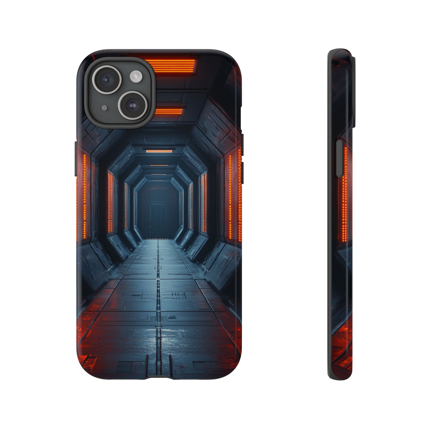 Red Alert Corridor – Tough iPhone Case