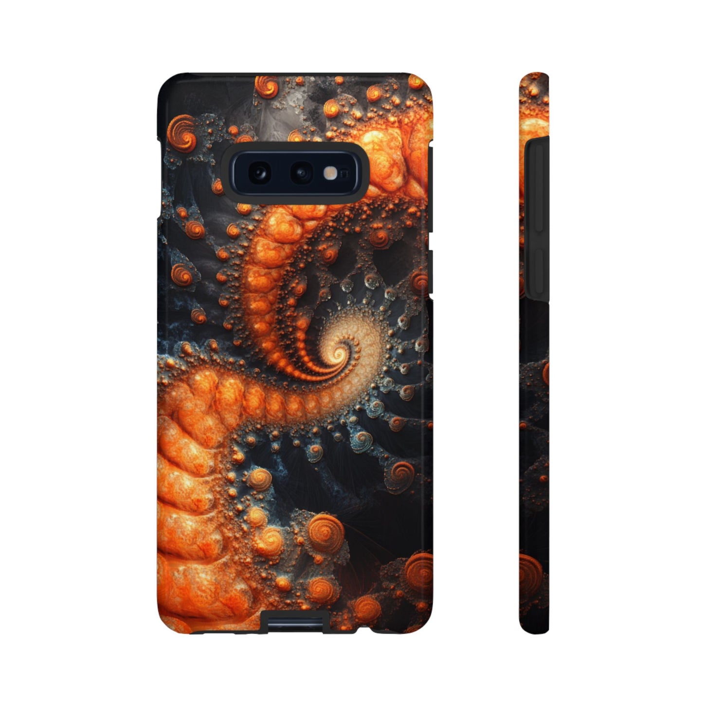 Amber Spiral Fractal – Tough Samsung Galaxy Case