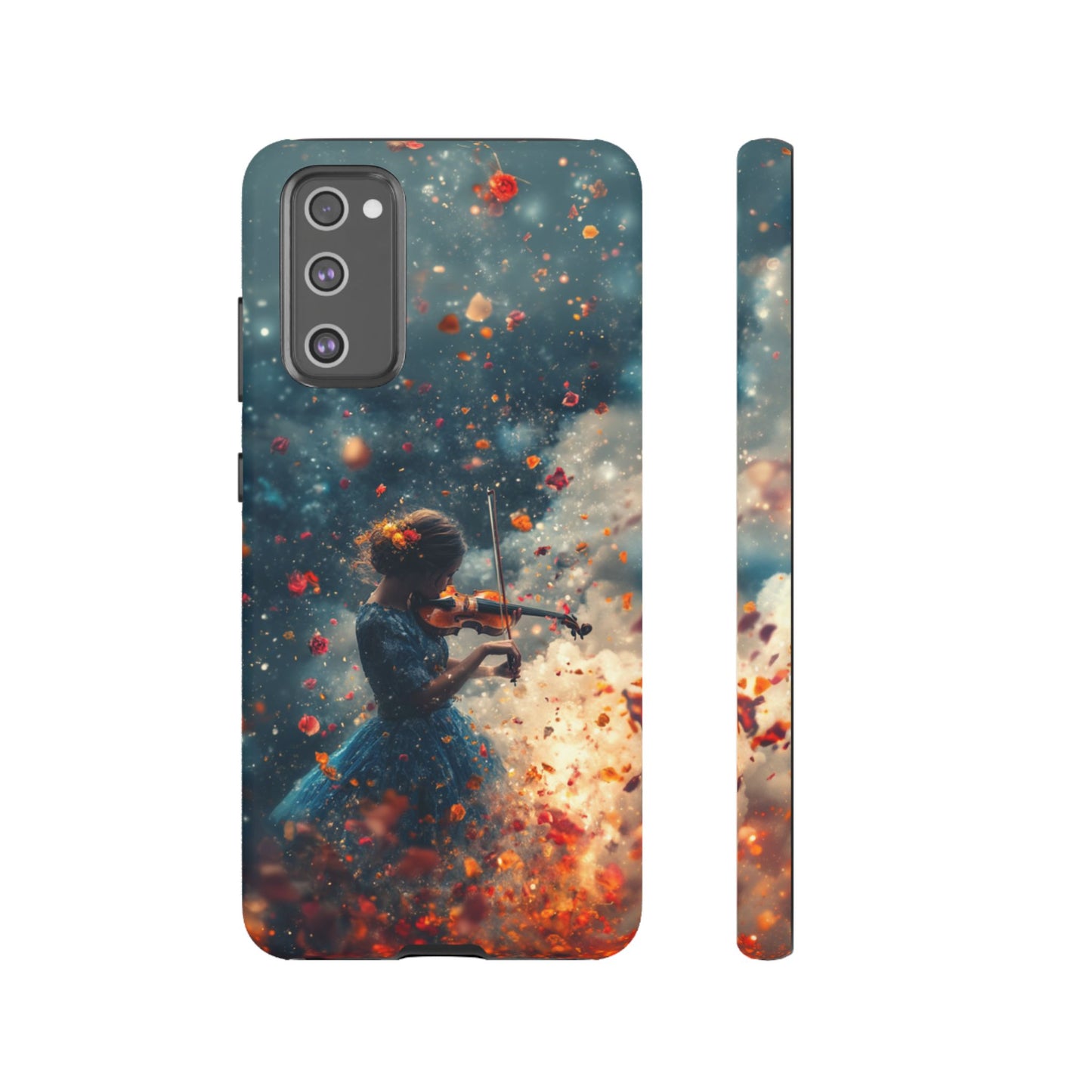 Petal Breeze Violinist Phone Case - iPhone, Google Pixel, Samsung Galaxy