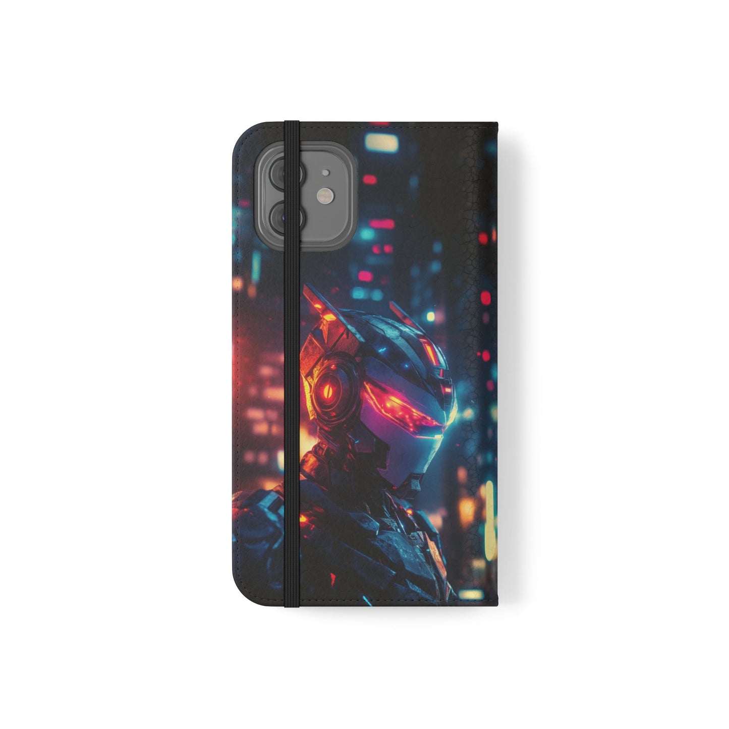 Neon Cyborg - Wallet Flip Case