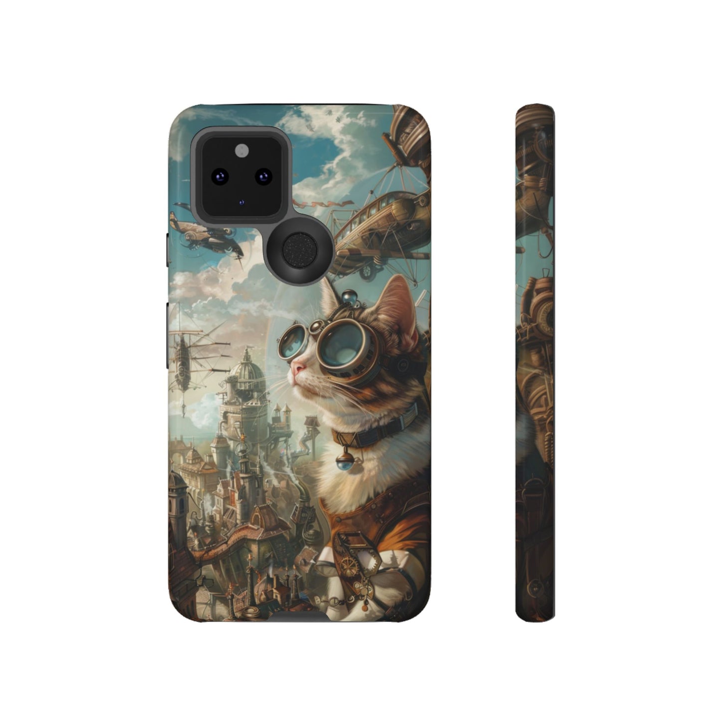 Steampunk Aviator Cat - Tough Google Pixel Case