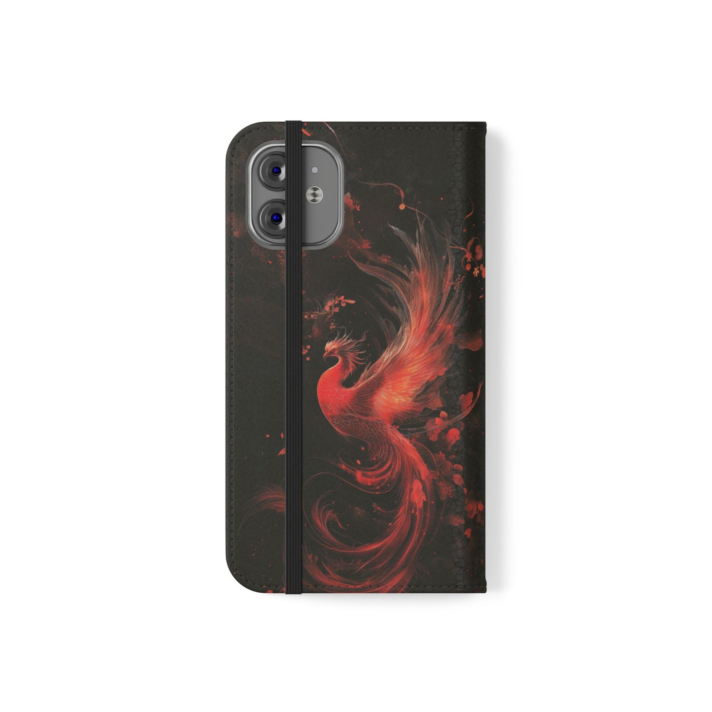 Crimson Phoenix - Wallet Flip Case