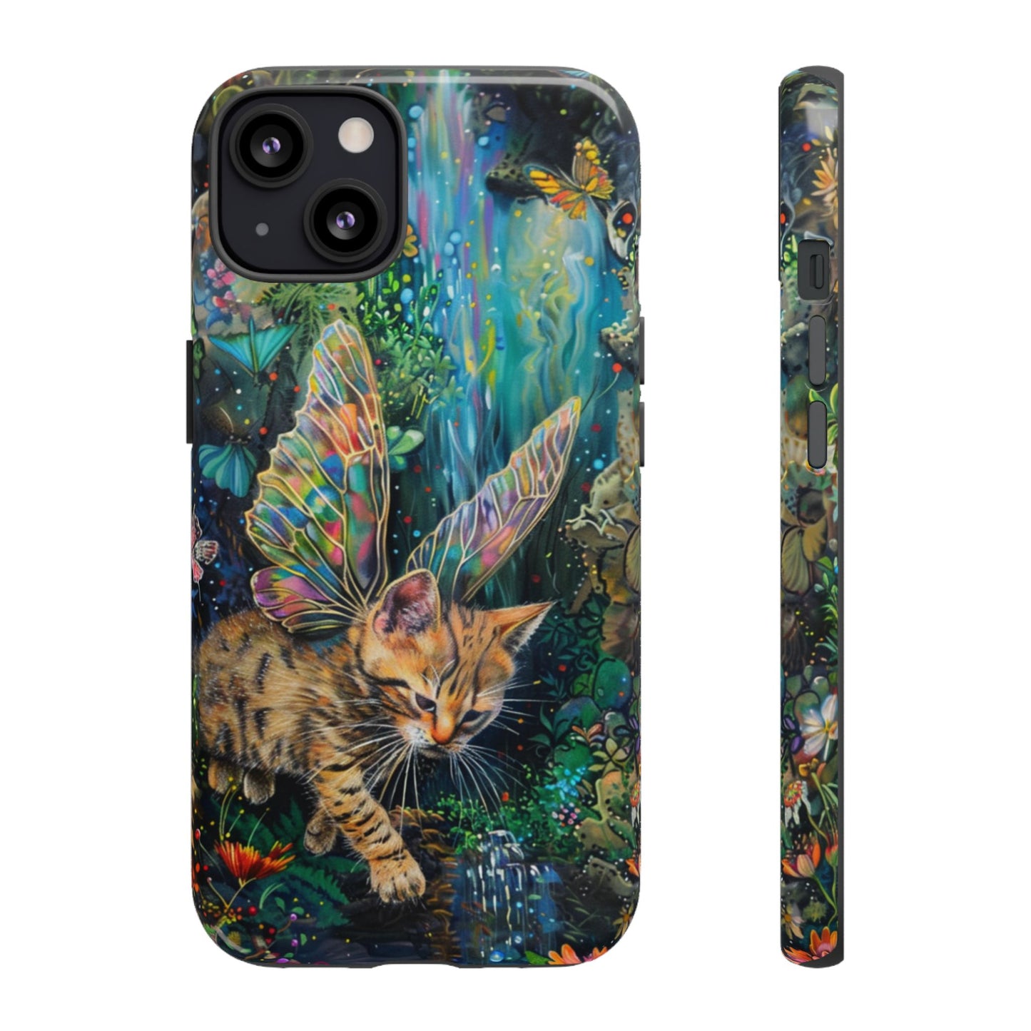 Fairy Garden Cat Phone Case – iPhone, Google Pixel, Samsung Galaxy