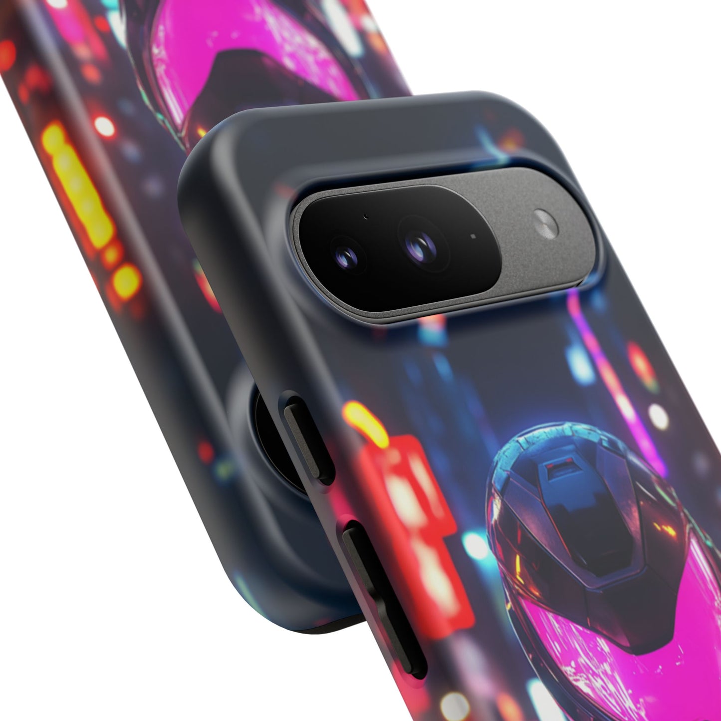Neon Guardian Warrior – Tough Google Pixel Case