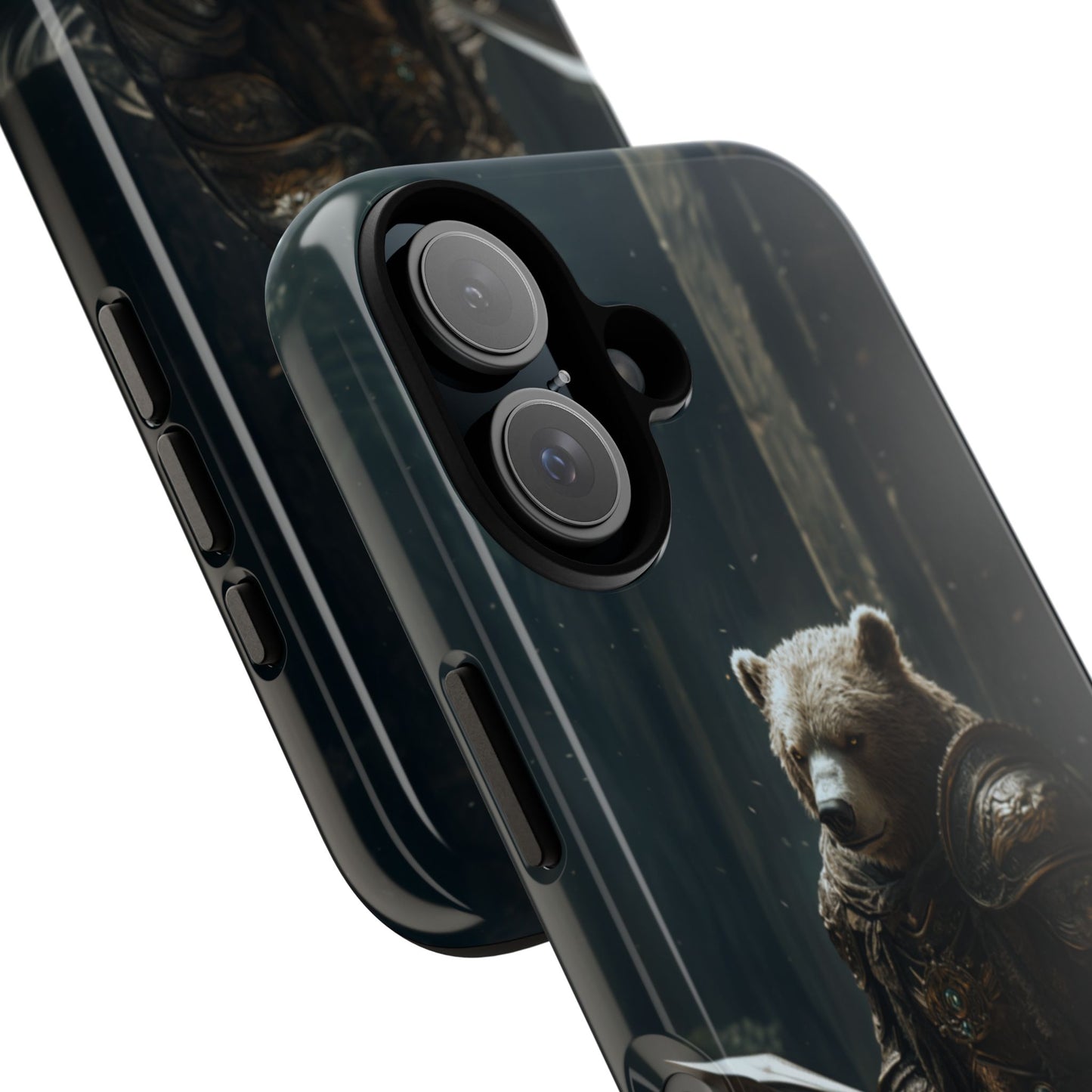 Medieval Bear Warrior Knight - Tough iPhone Case