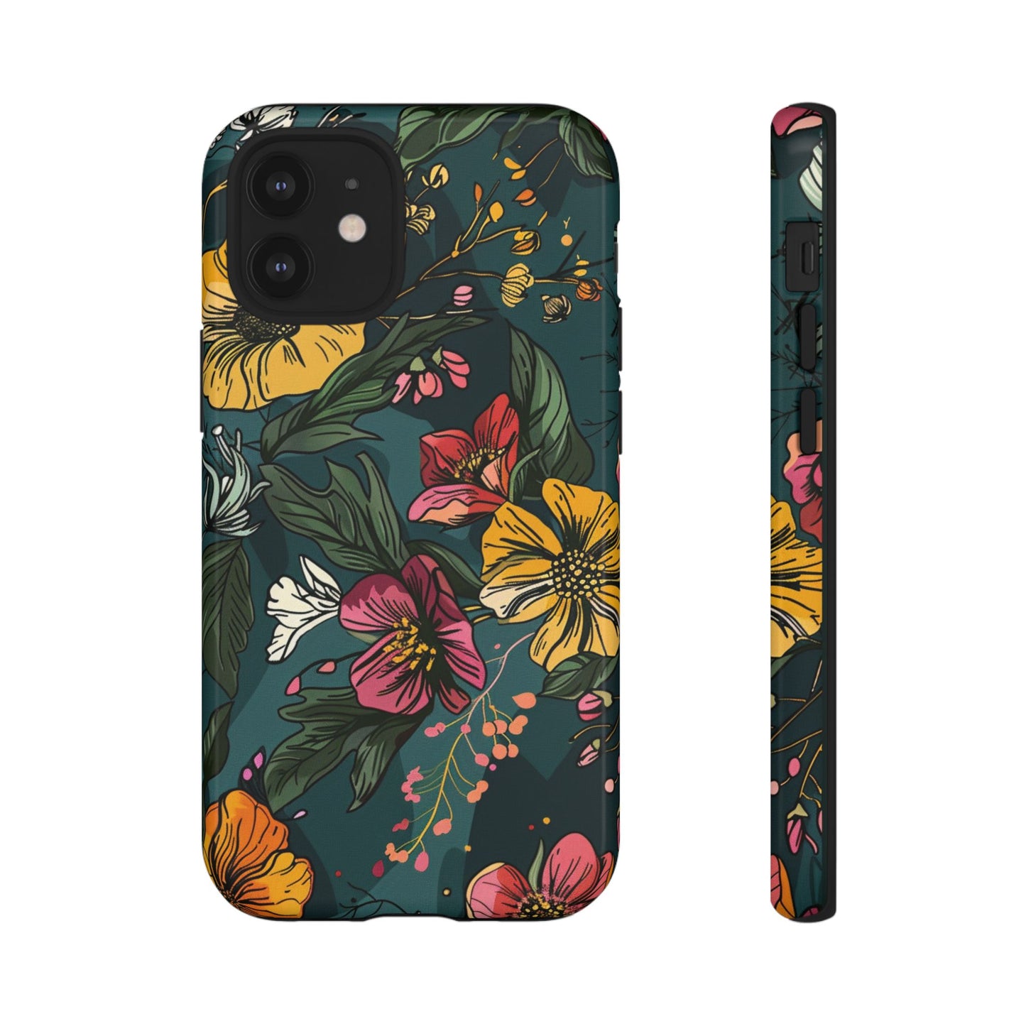 Vintage Floral Bloom – Tough iPhone Case