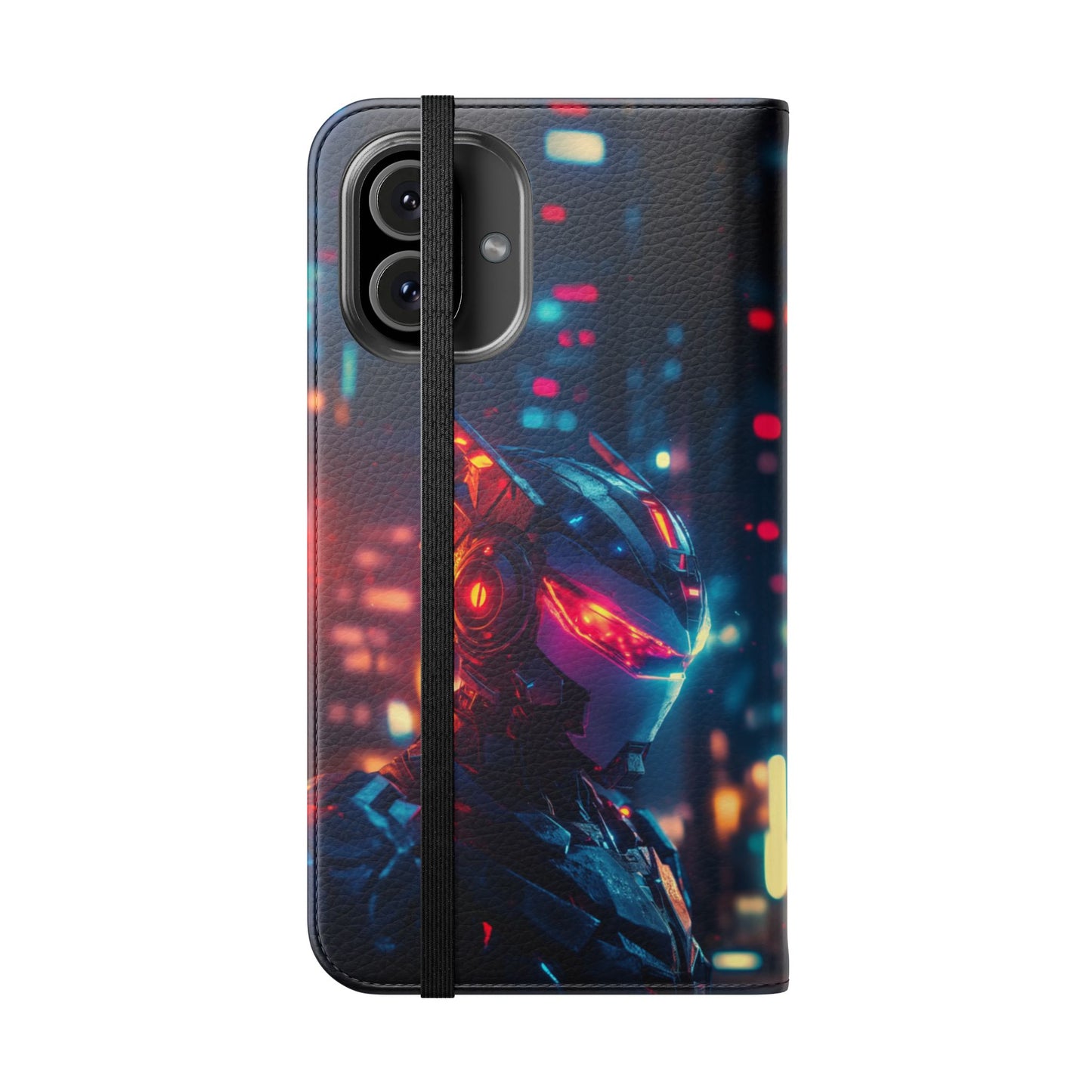 Neon Cyborg - Wallet Flip Case