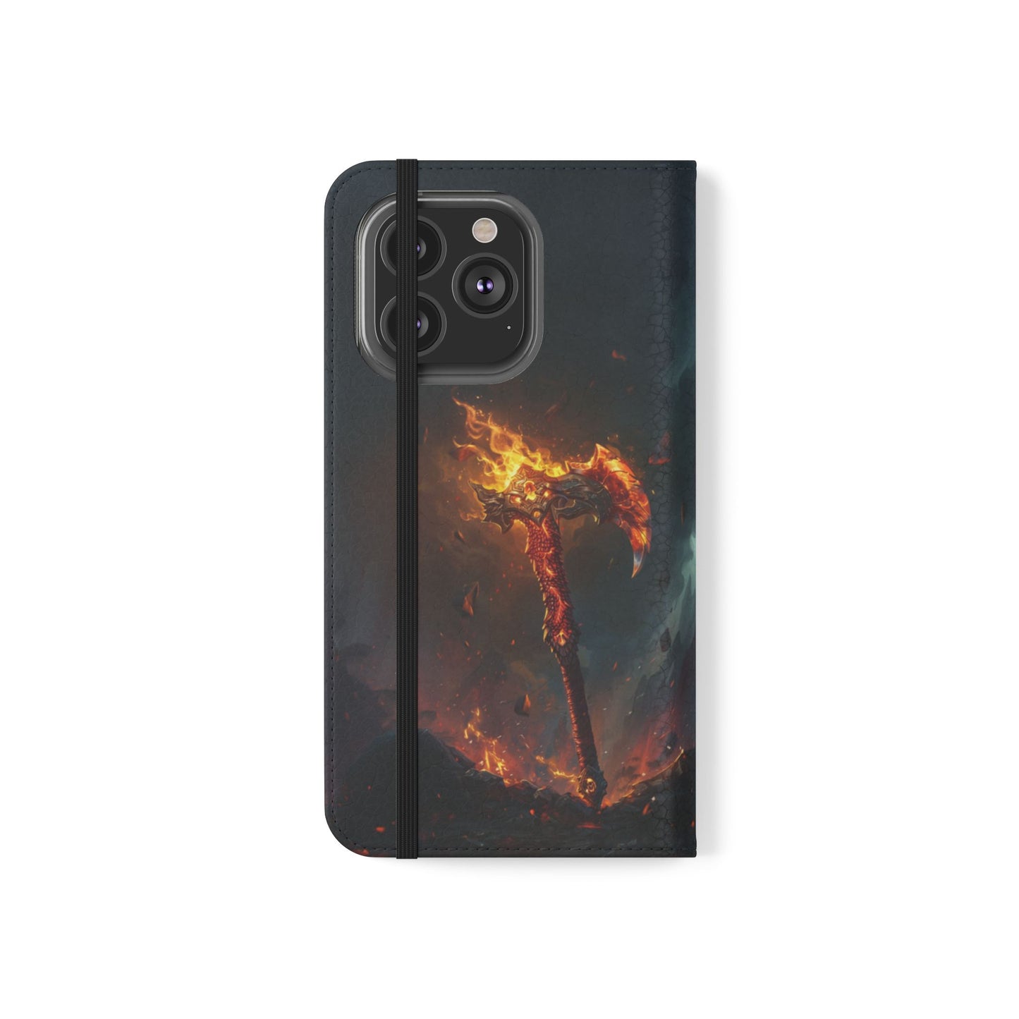 Dragon Fire Axe - Wallet Flip Case